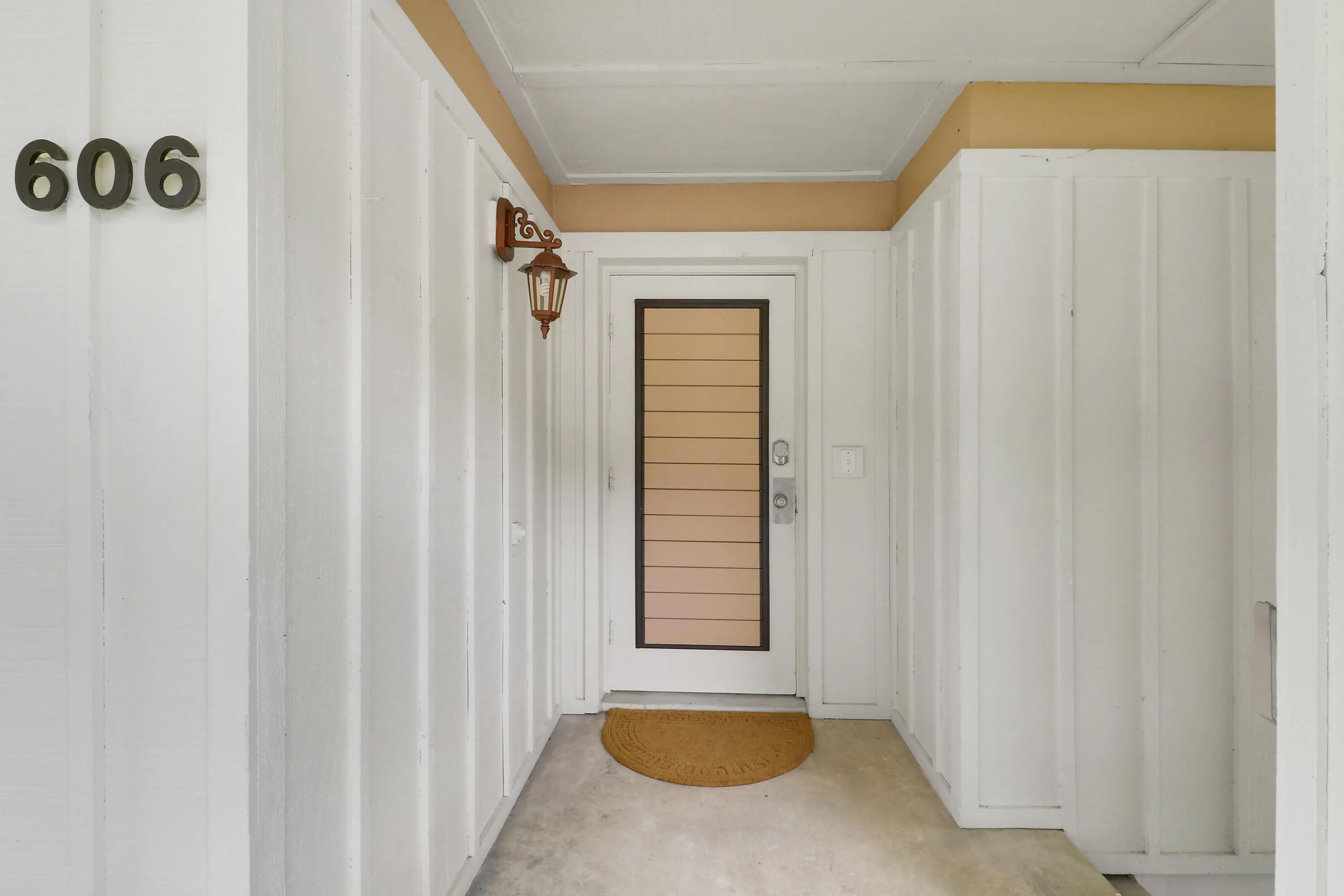 Your private entrance.