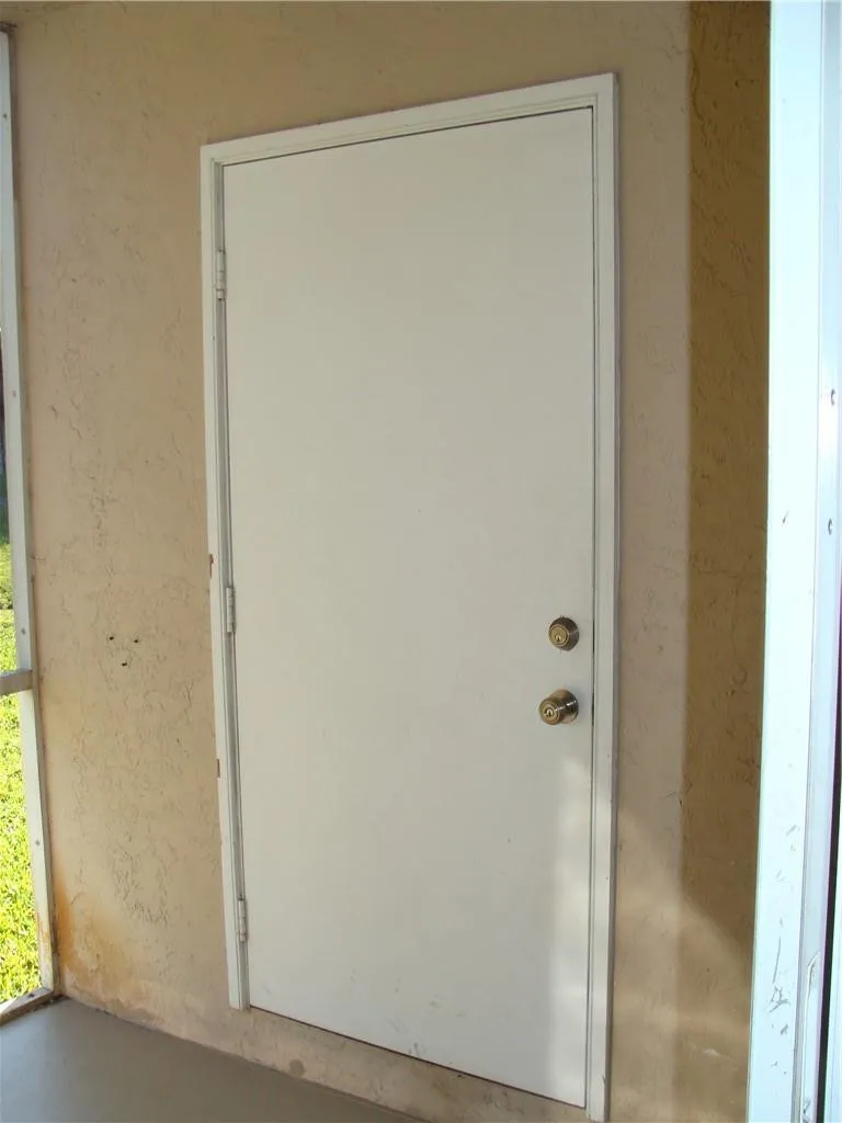 Patio Storage Area