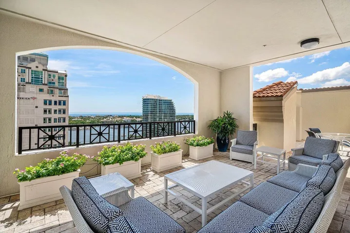 Ocean view pool deck