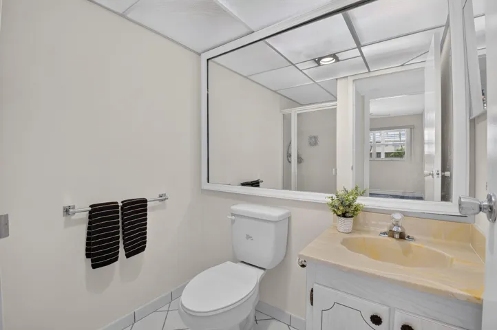 NEW CEILING TILES IN 2ND BATHROOM