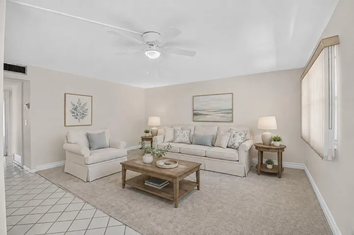 STAGED LIVING AREA