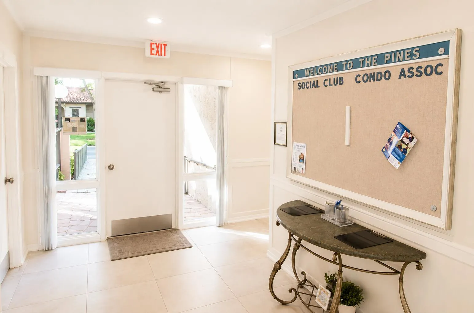 Entry from Pool Area