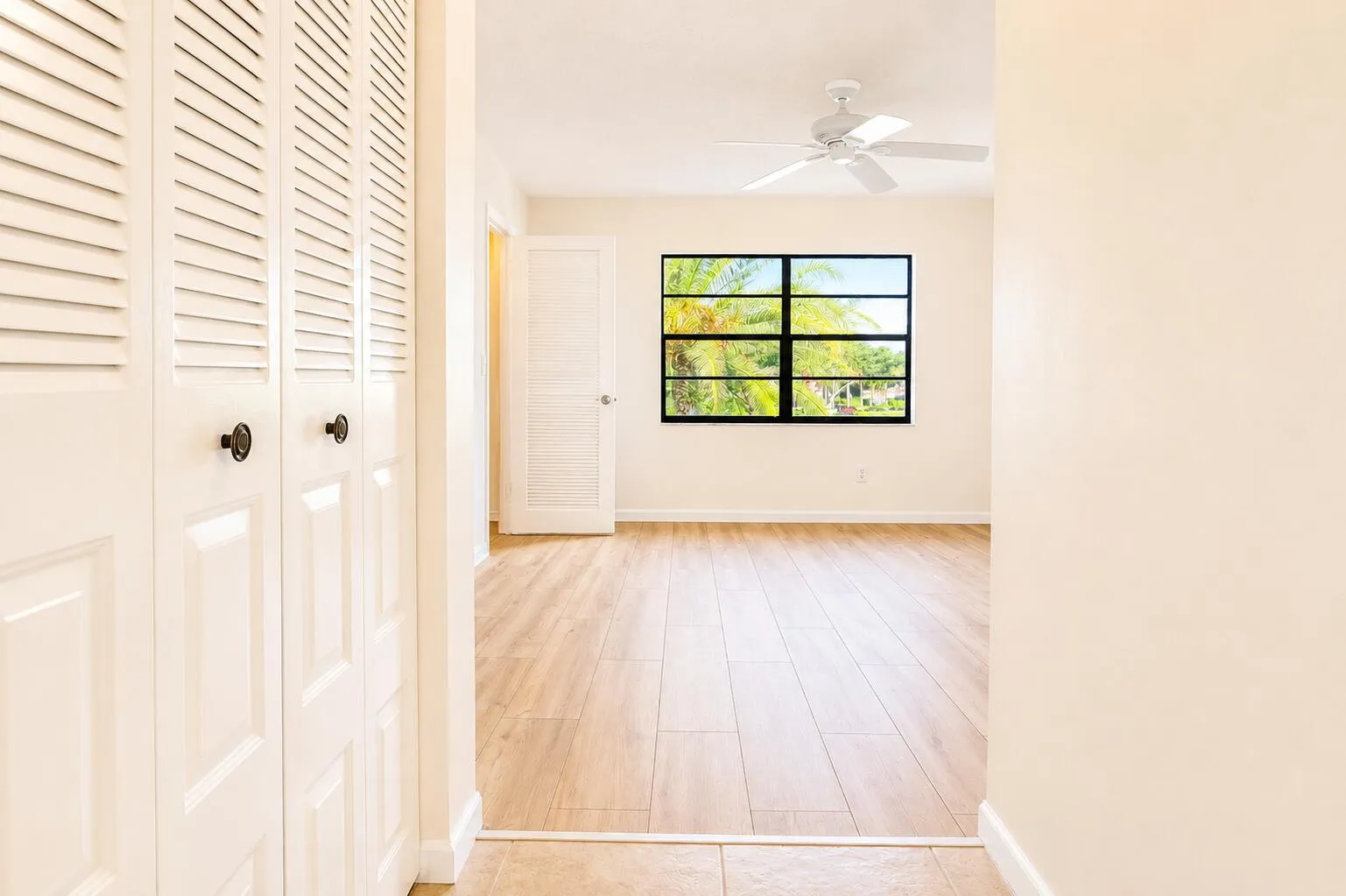 With generous closet space!
