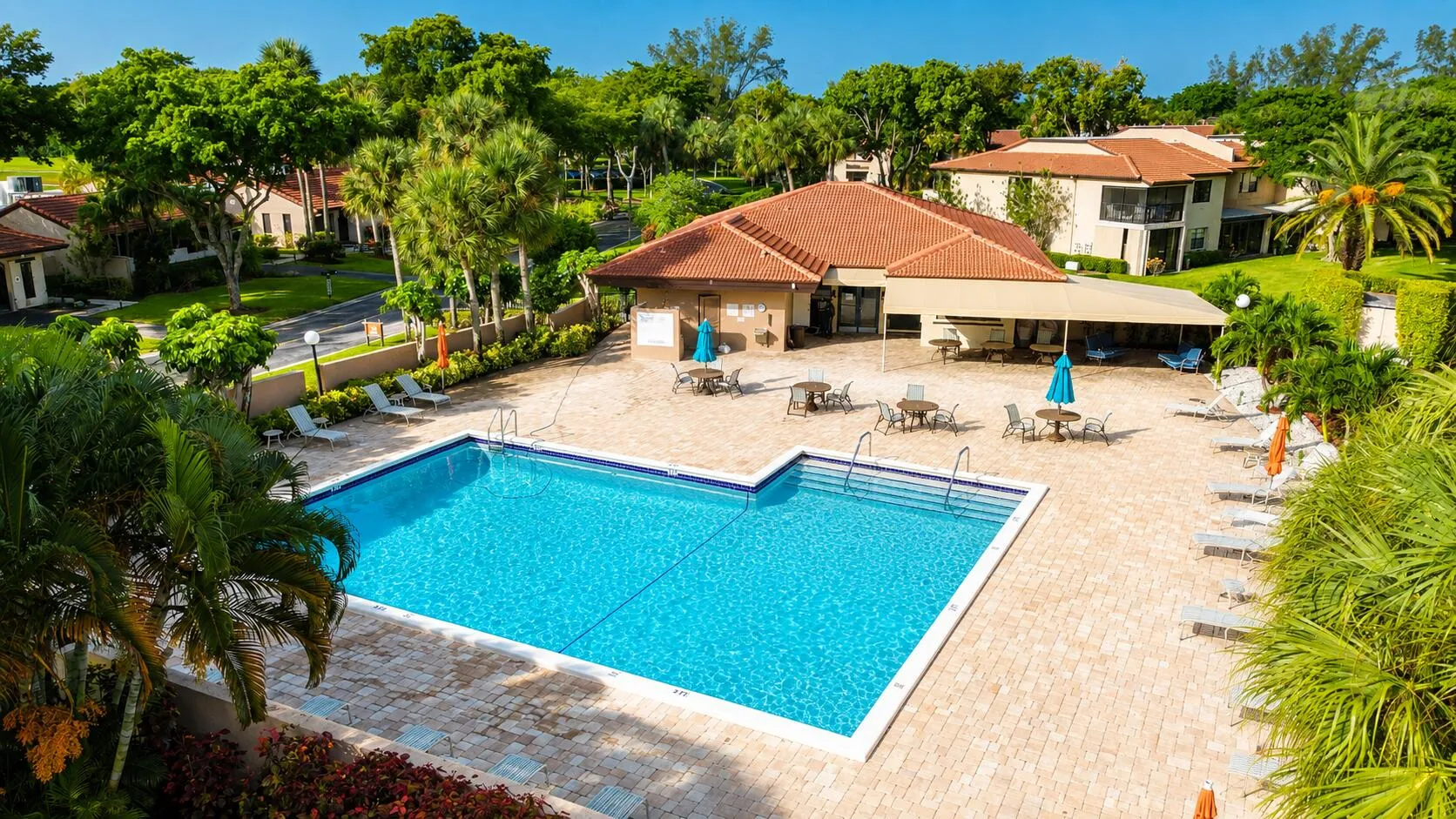 Pool + Clubhouse next to unit, great for entertaining!