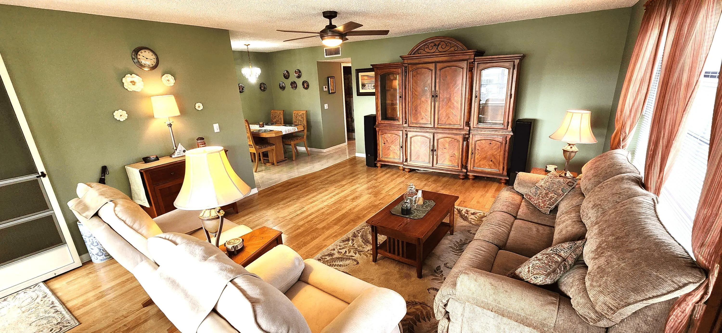 Living Room Looking towards Dining Room