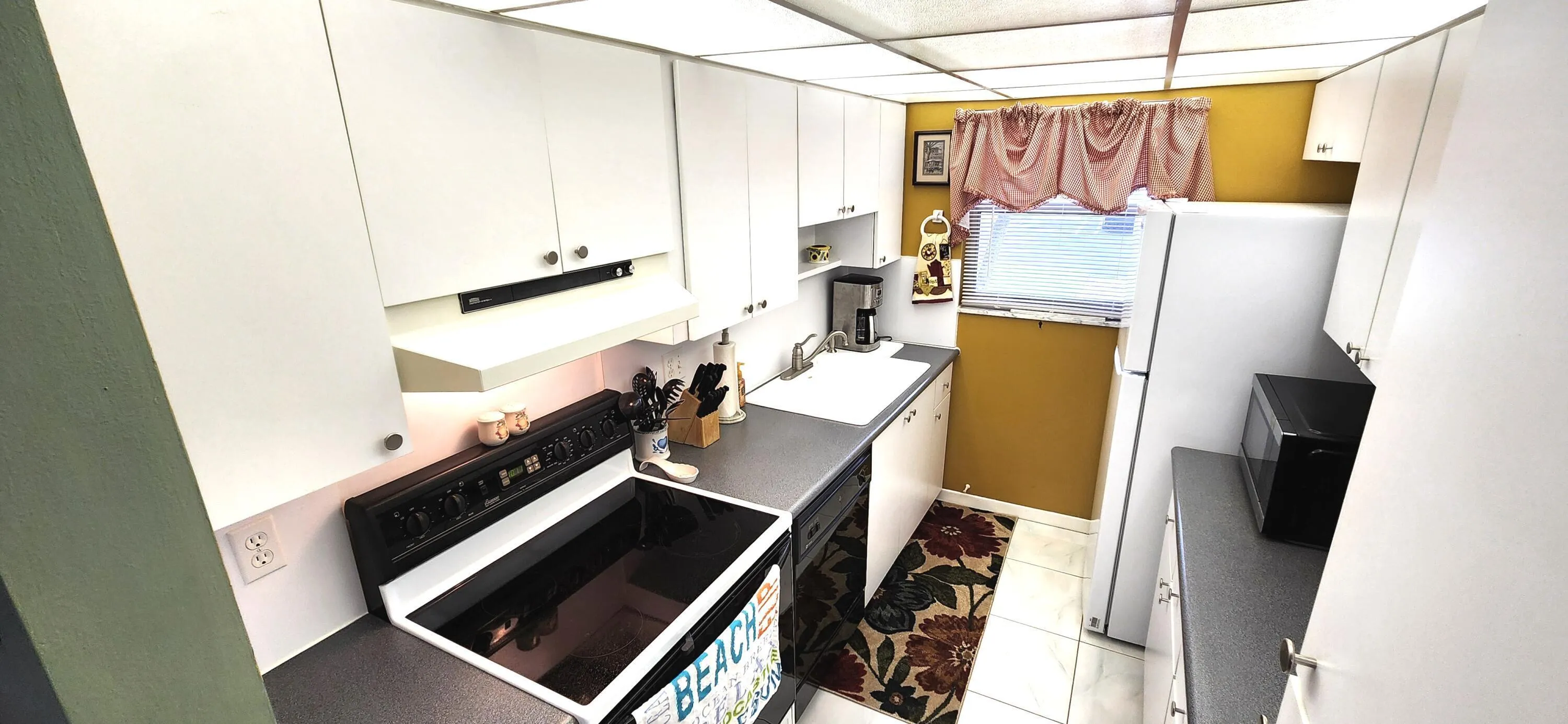 Kitchen looking towards Window