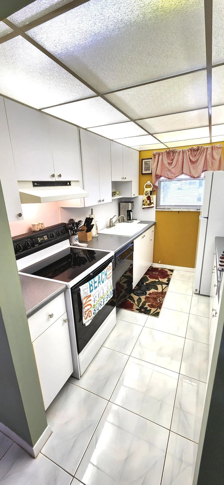Kitchen looking towards Window