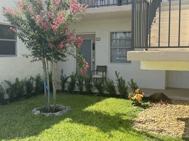 front of unit