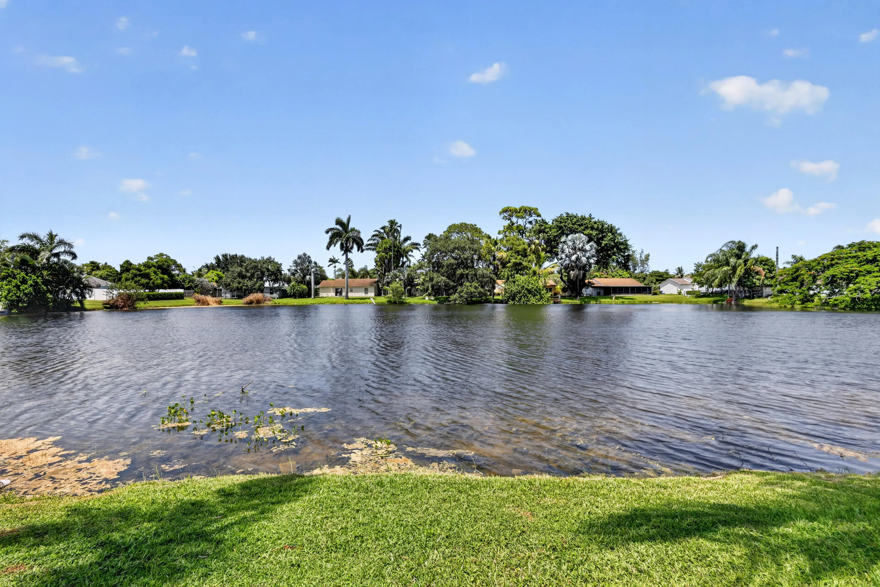 Backyard with amazing lake view!