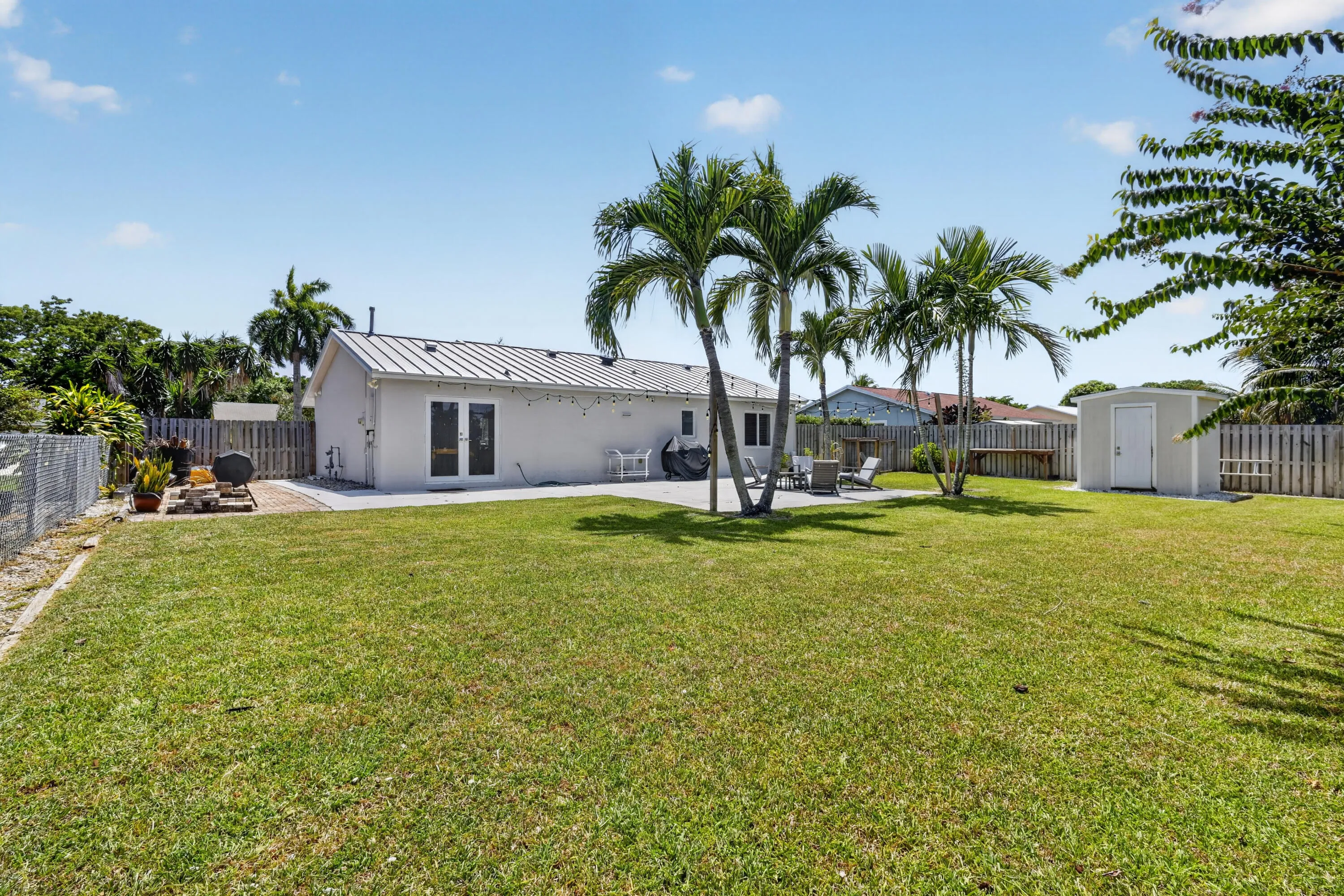 extra large back yard