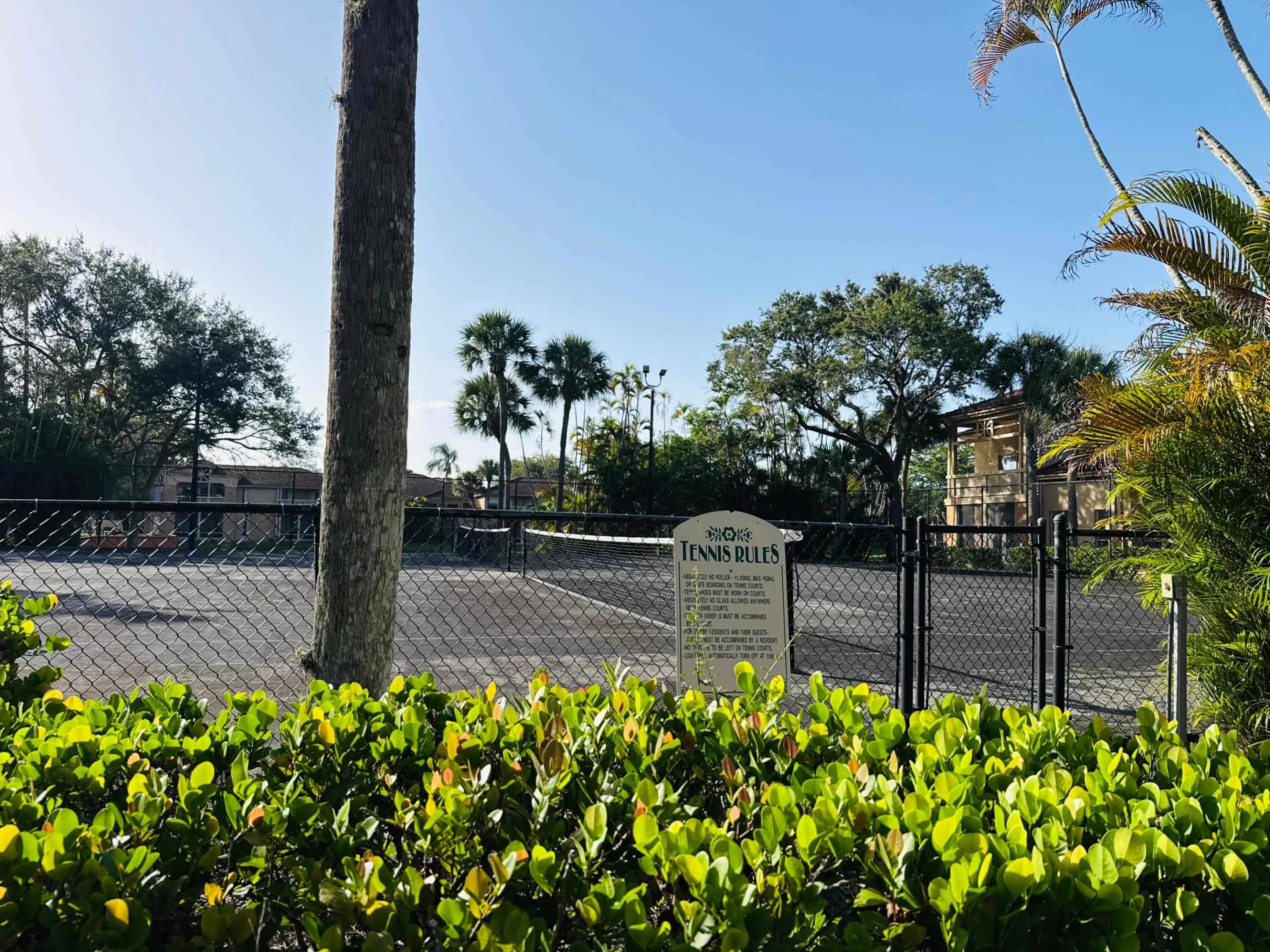 Tennis courts