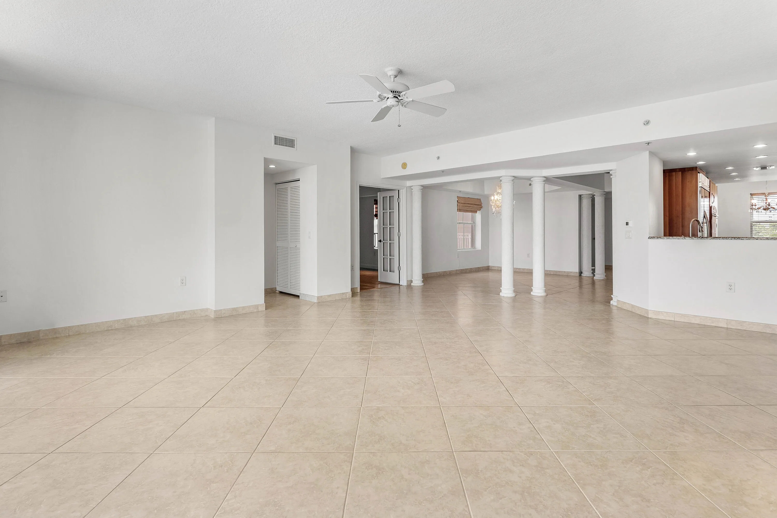 Open concept Living area
