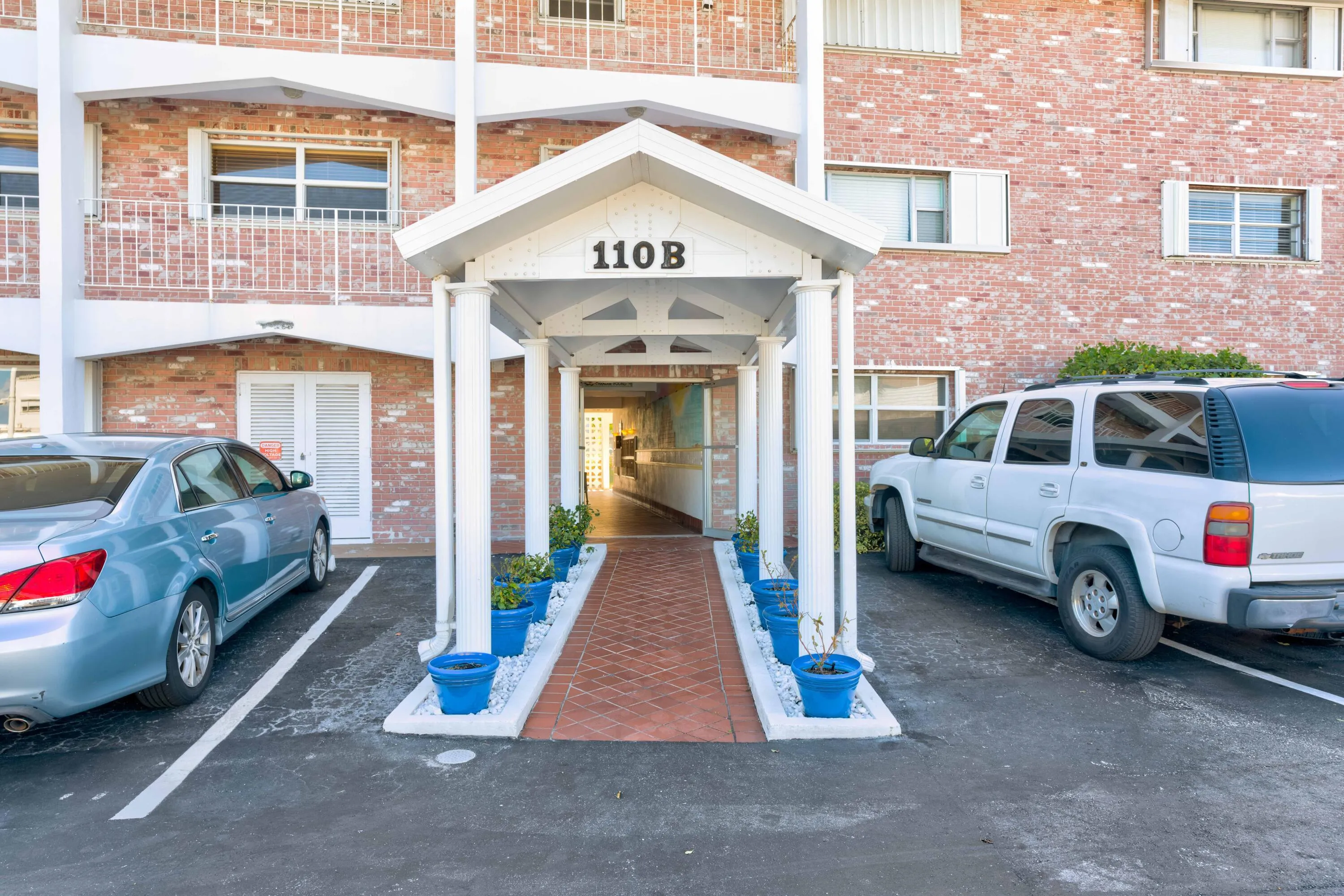 entrance 110 B