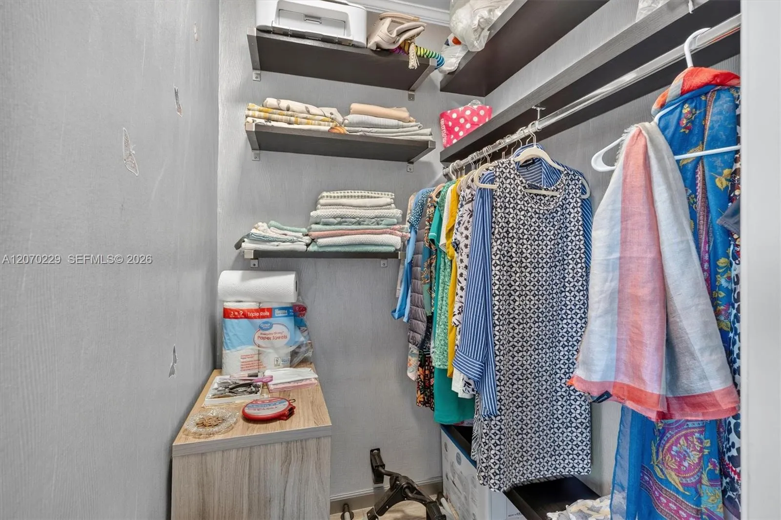 Closet from the bedroom