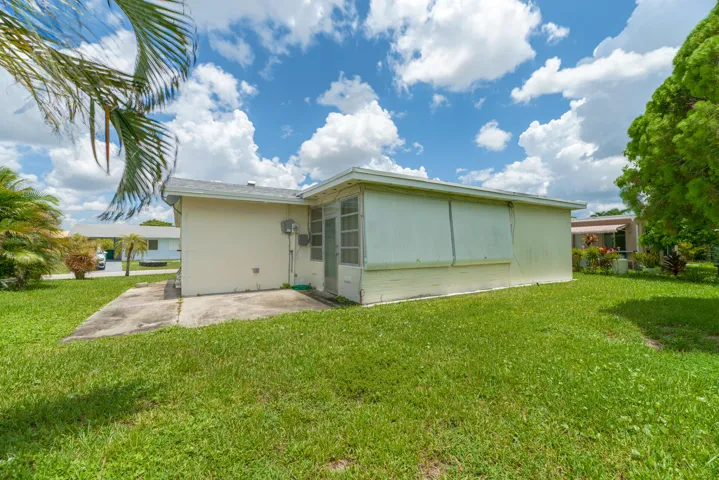 Rear of Property