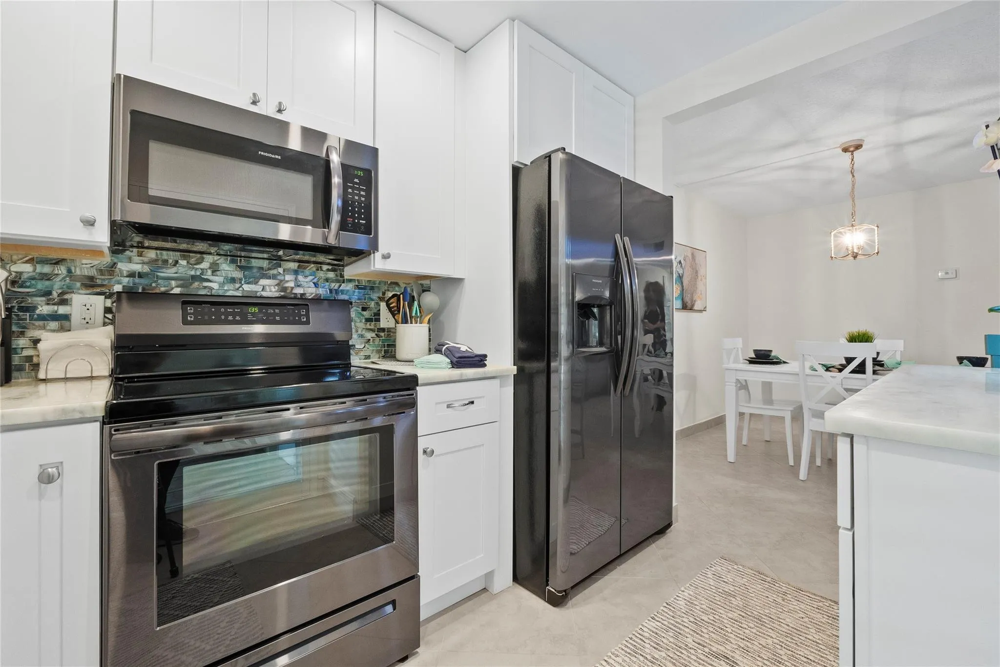 kitchen w/ new appliances