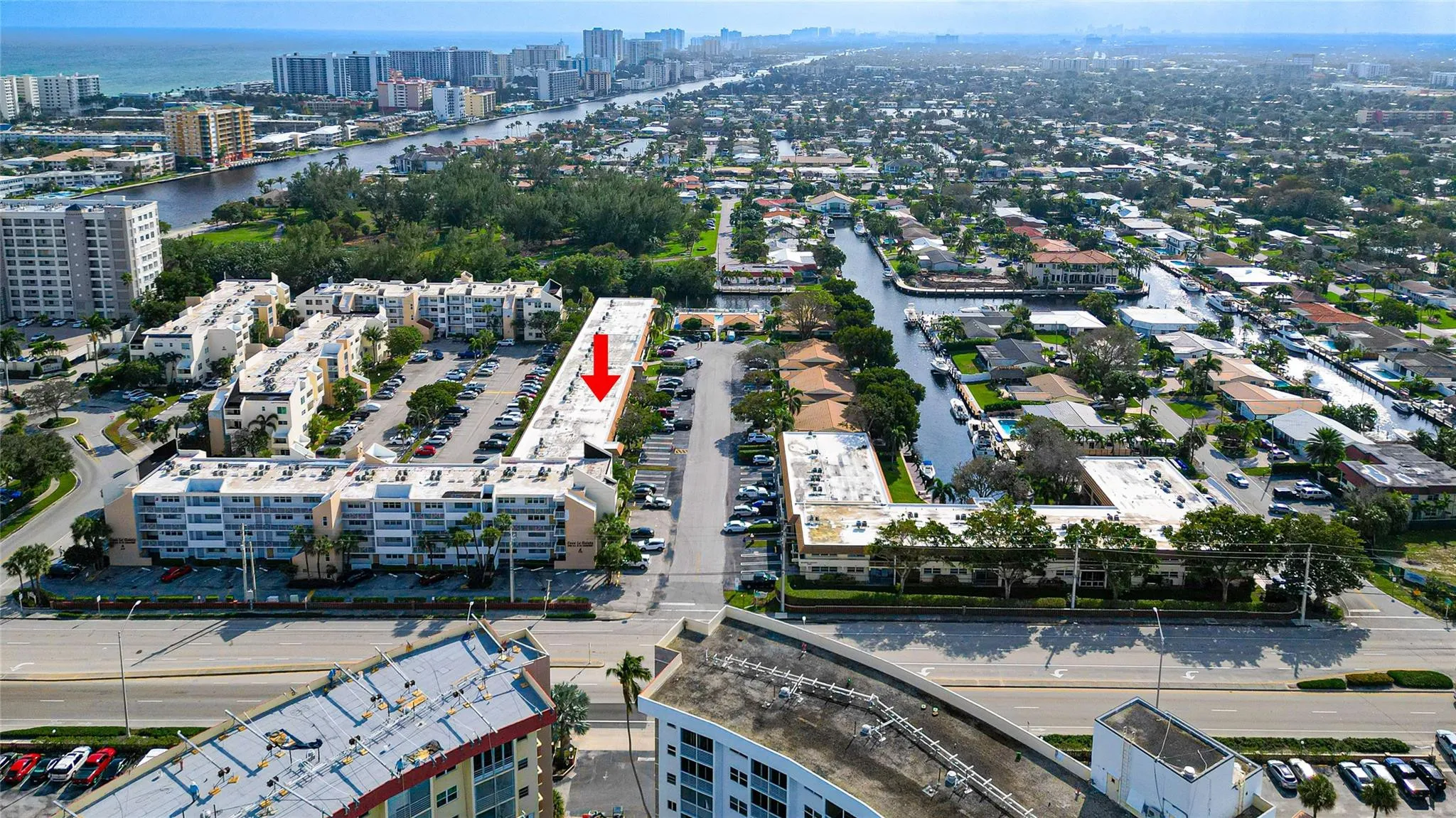 aerial unit view