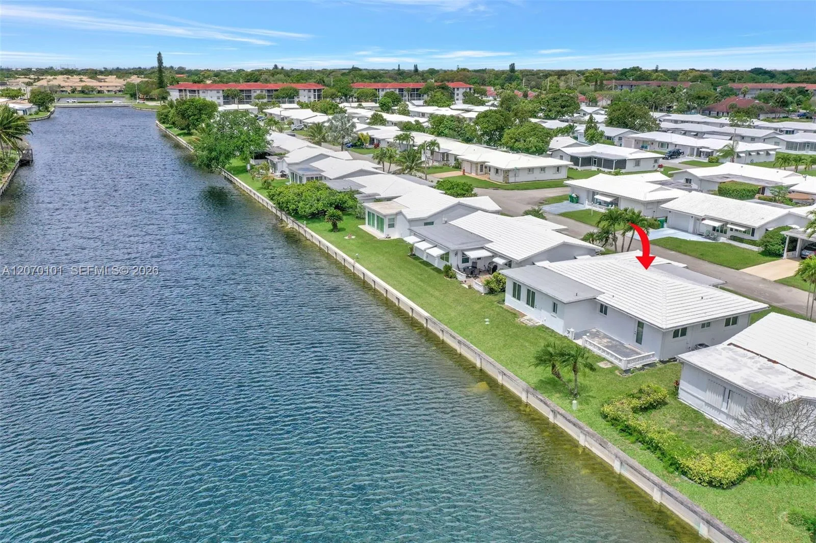 Wide canal/lake view