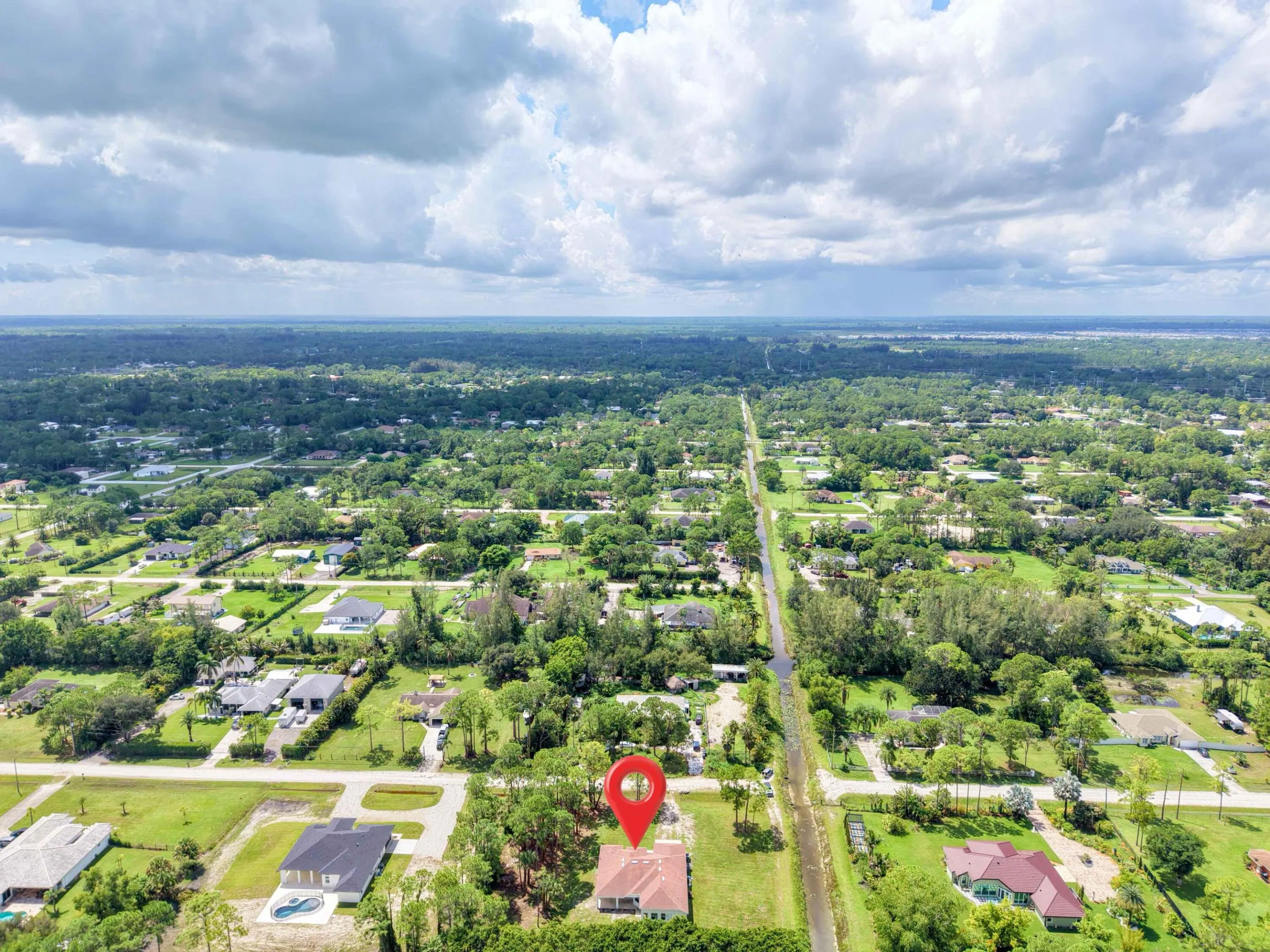 Panoramic to South