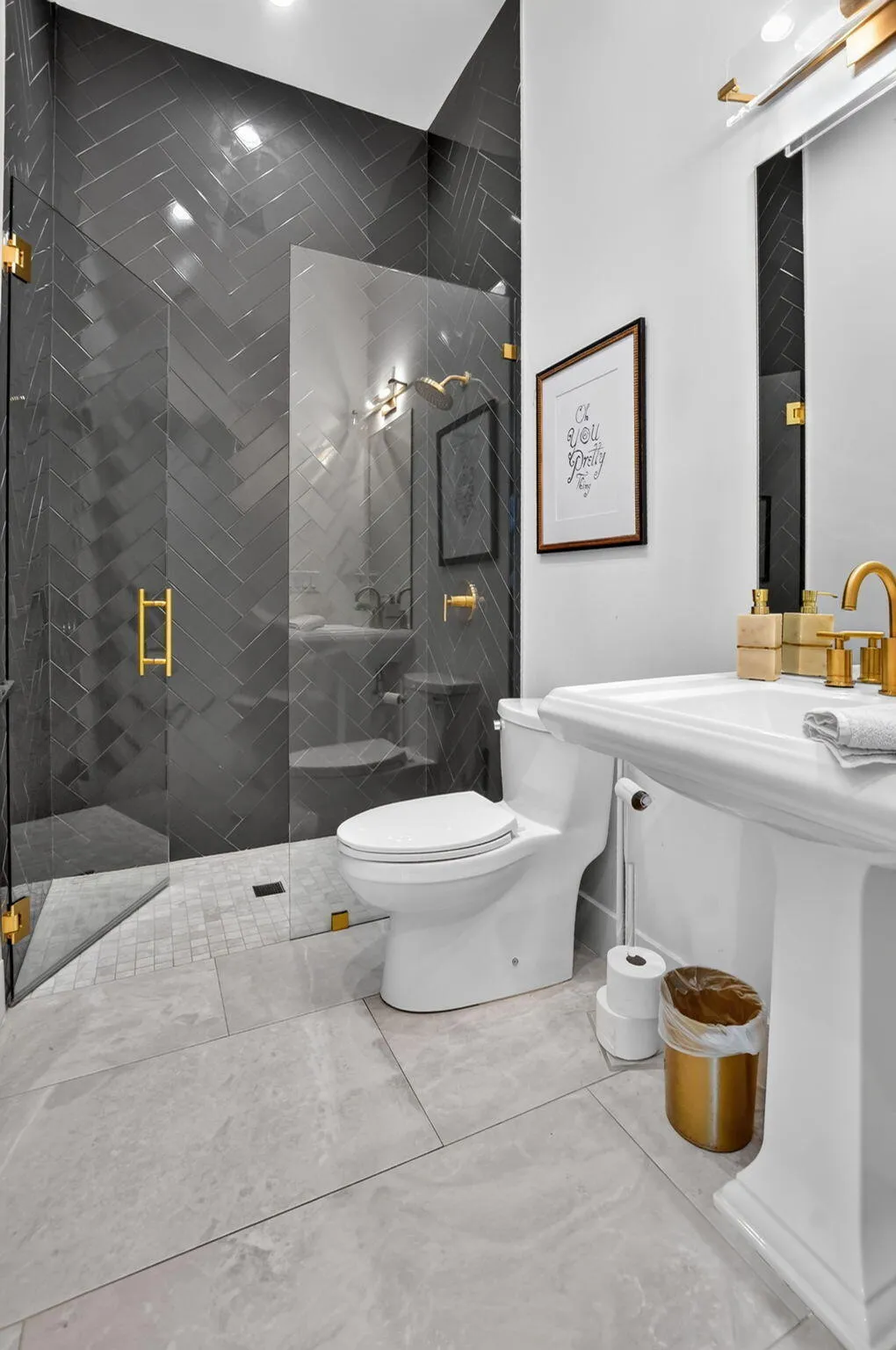 FULL BATH ON 1ST FLOOR