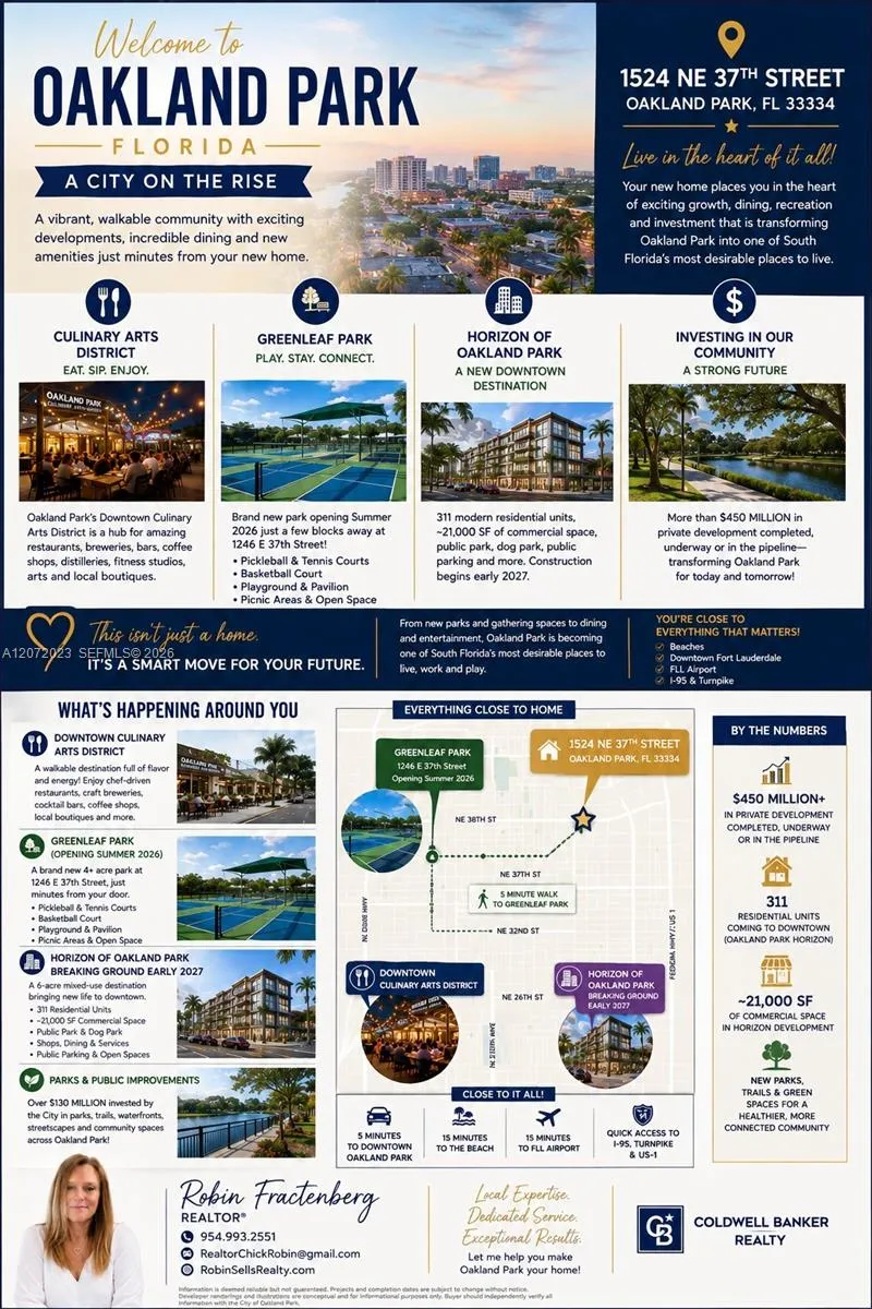 CITY OF OAKLAND PARK INFORMATION