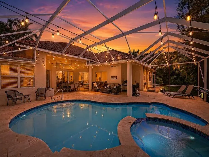 Evening Patio View