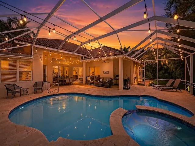 Evening Patio View