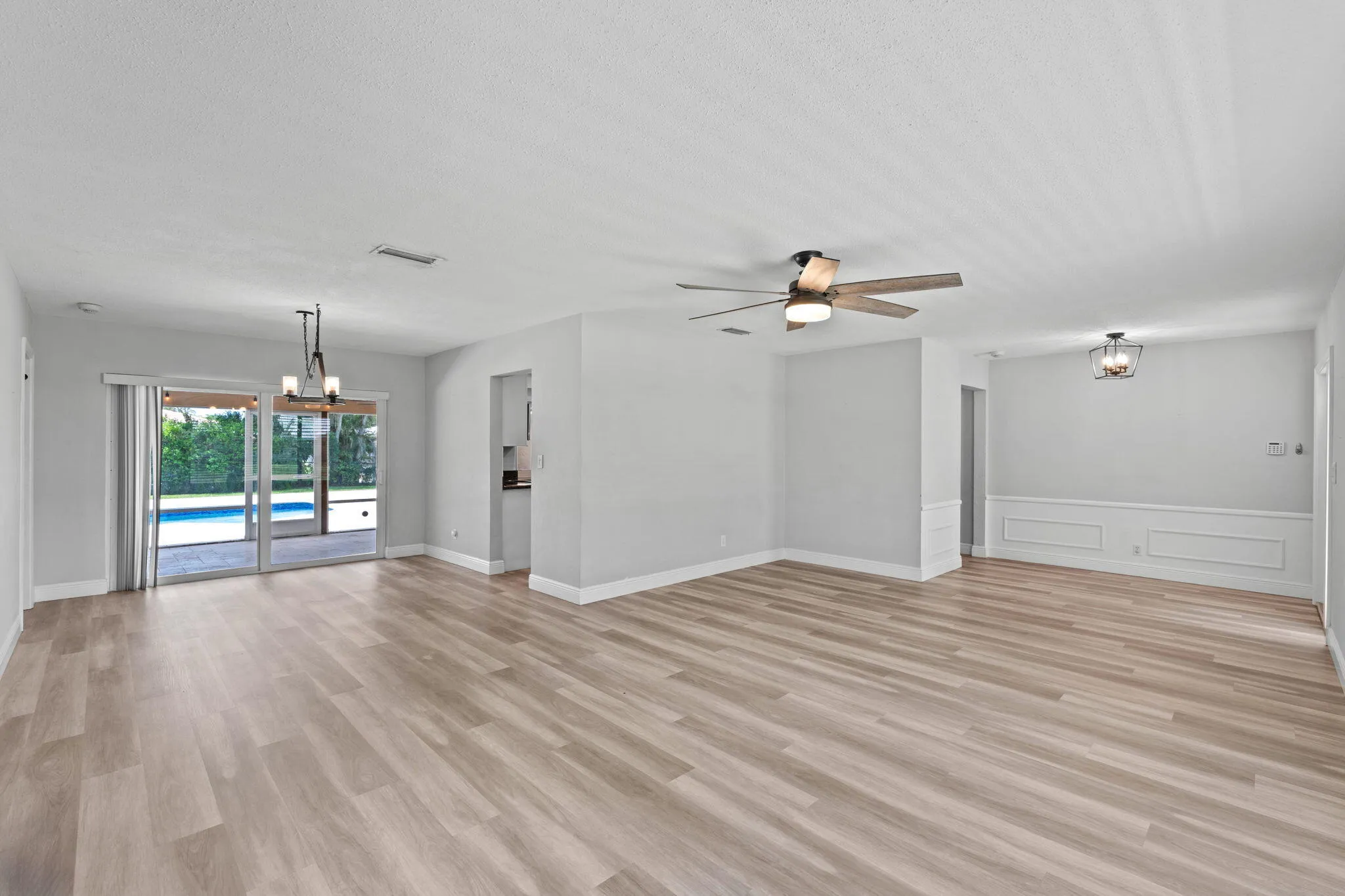Living Room and Dining Room