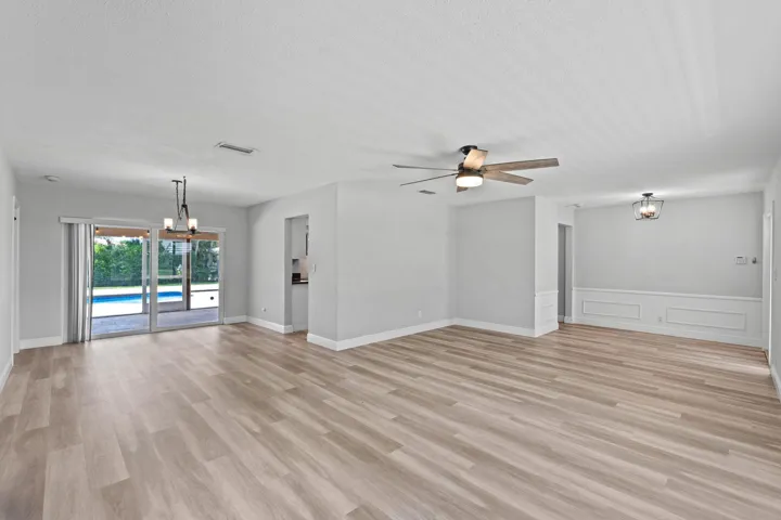 Living Room and Dining Room