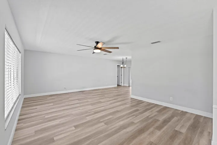 Living Room, Dining room in far back right.