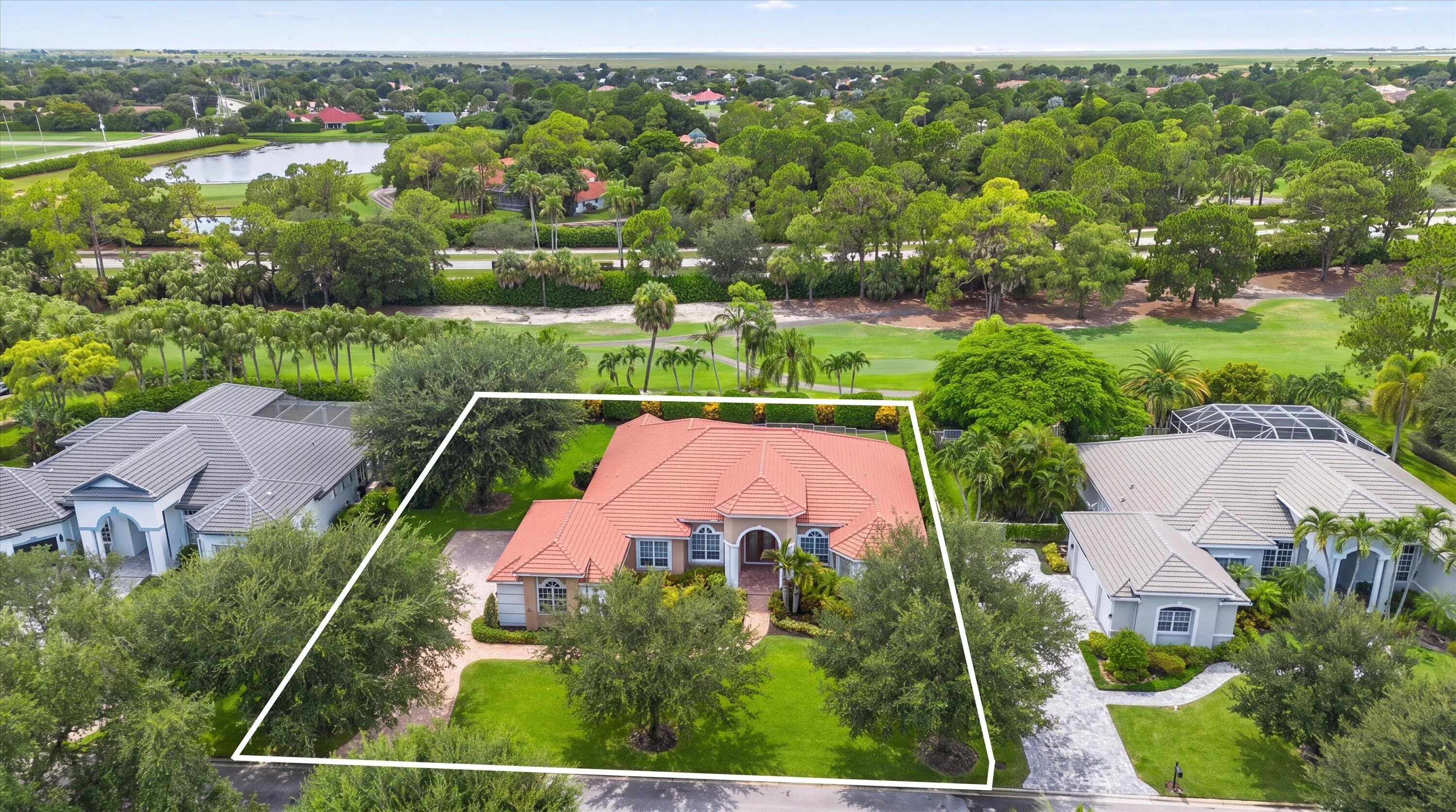 Overhead Lot View