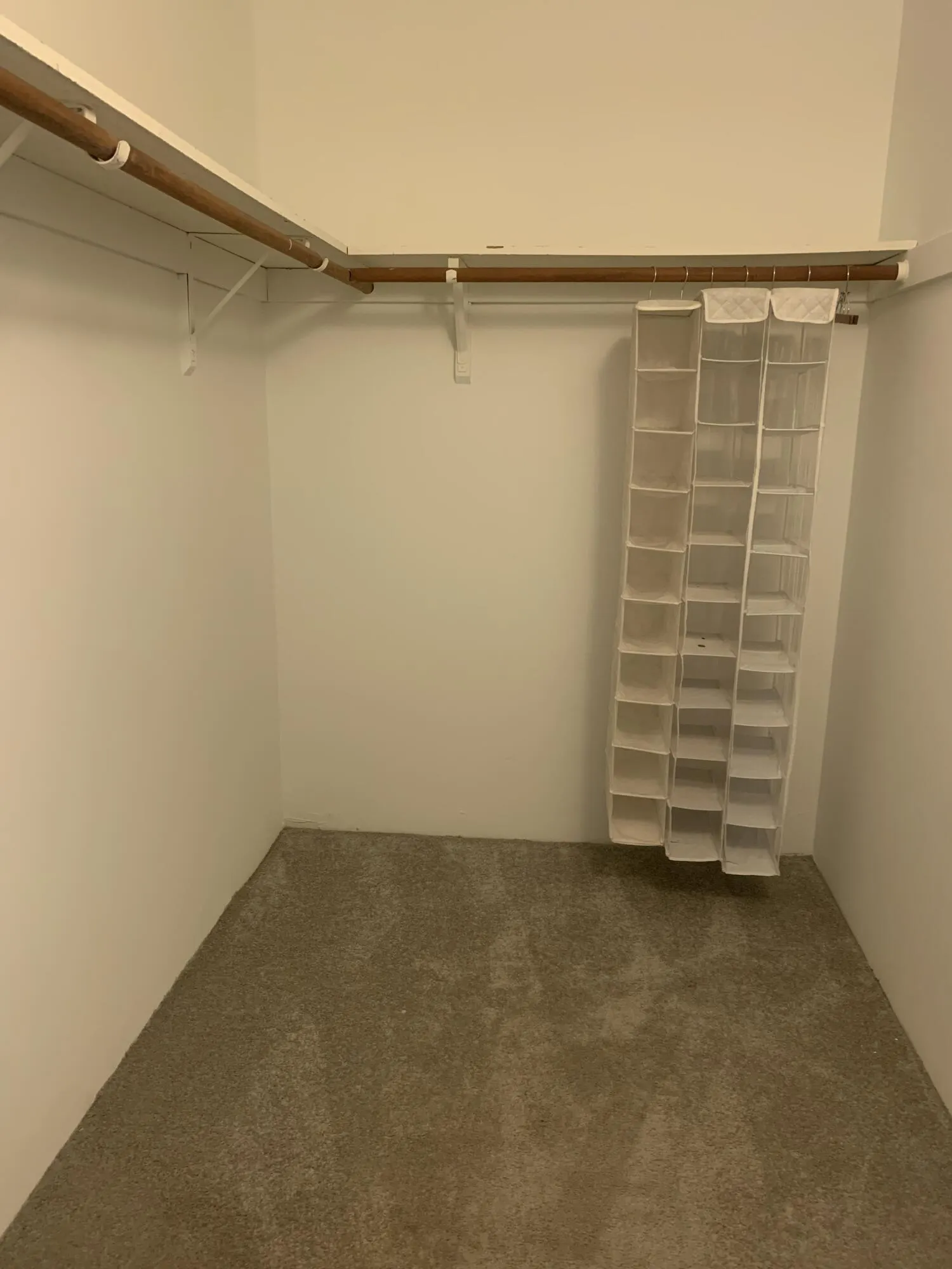 Primary walk in closet