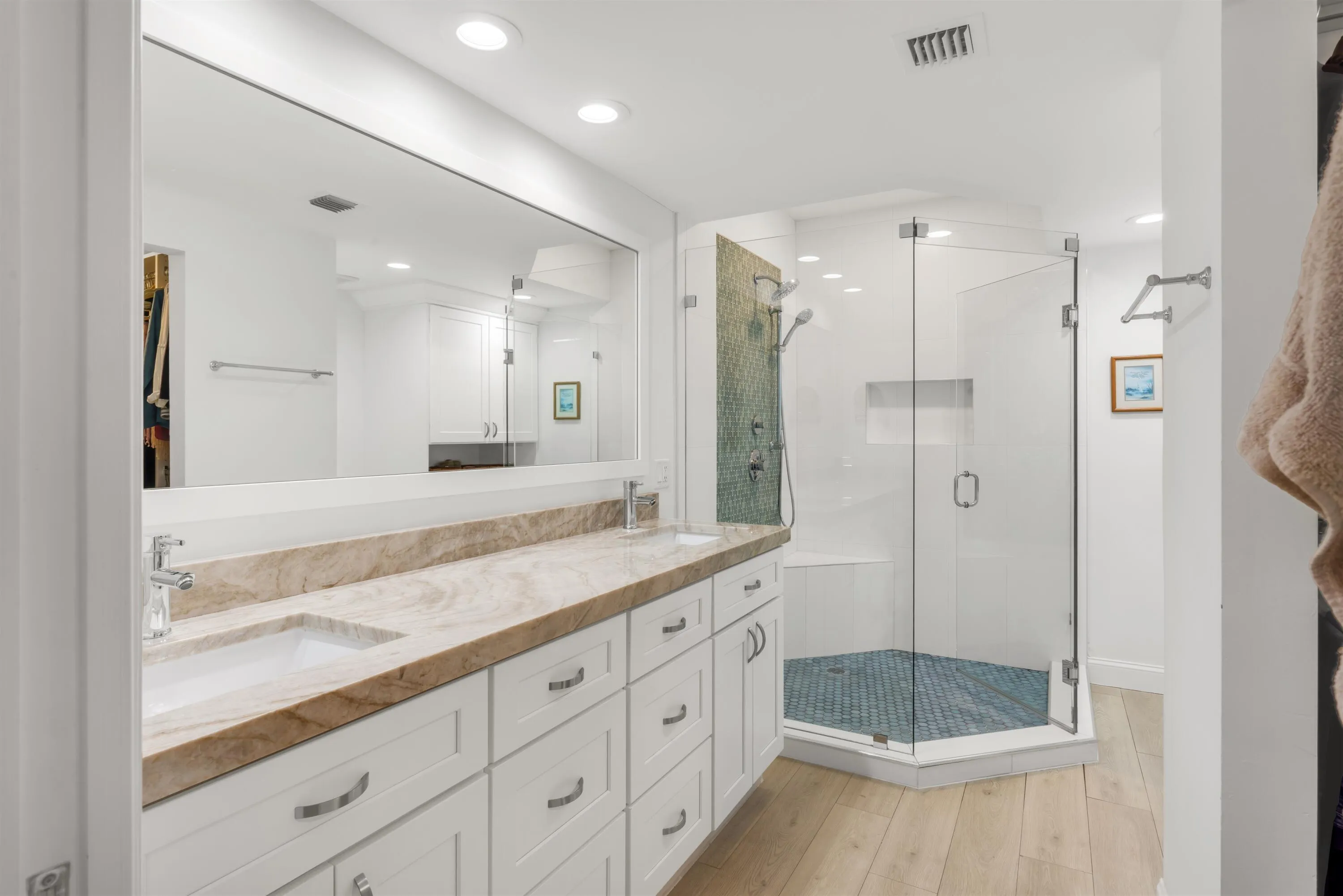Remodeled primary bath