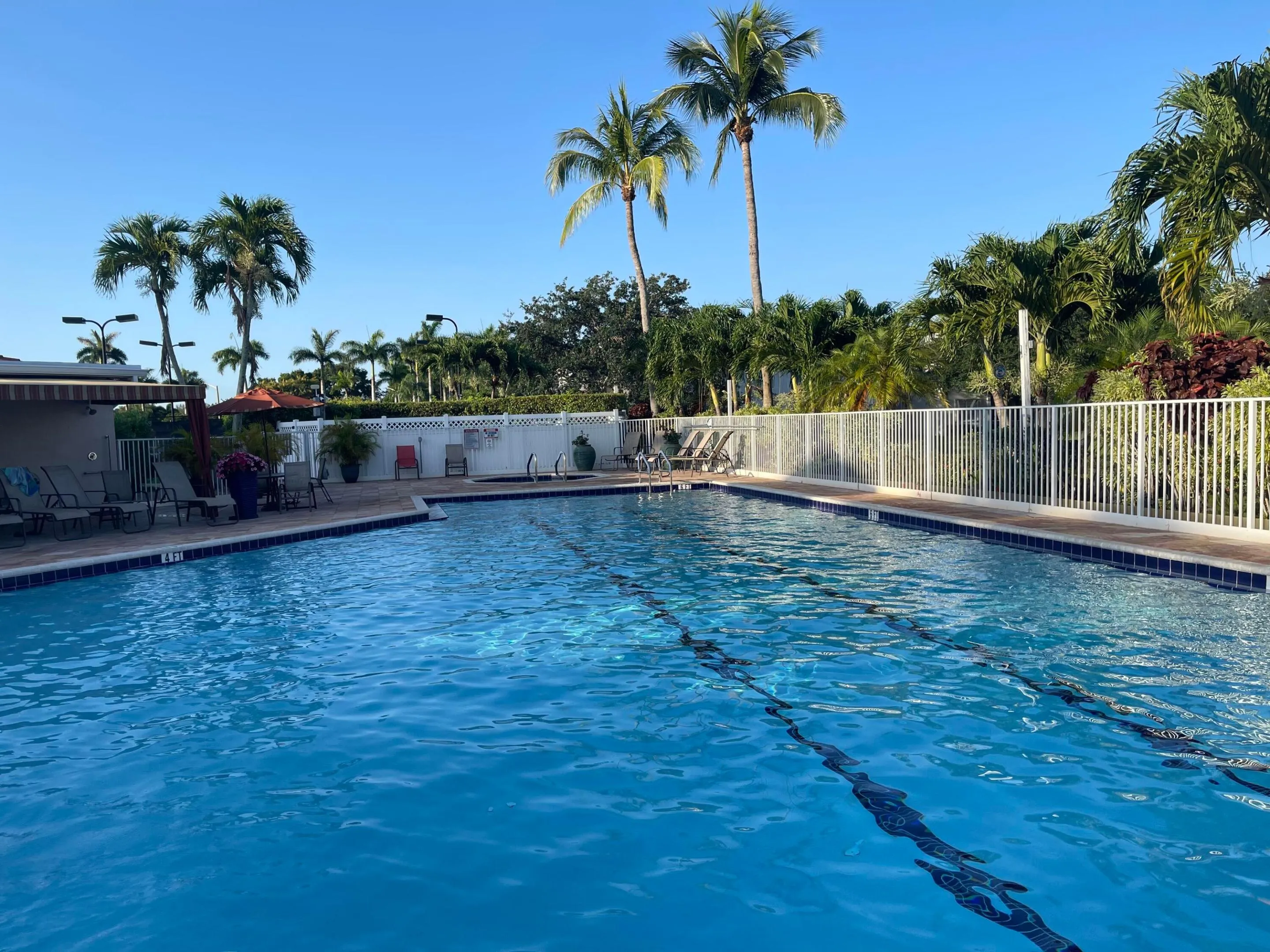 Pool Swimming Lanes