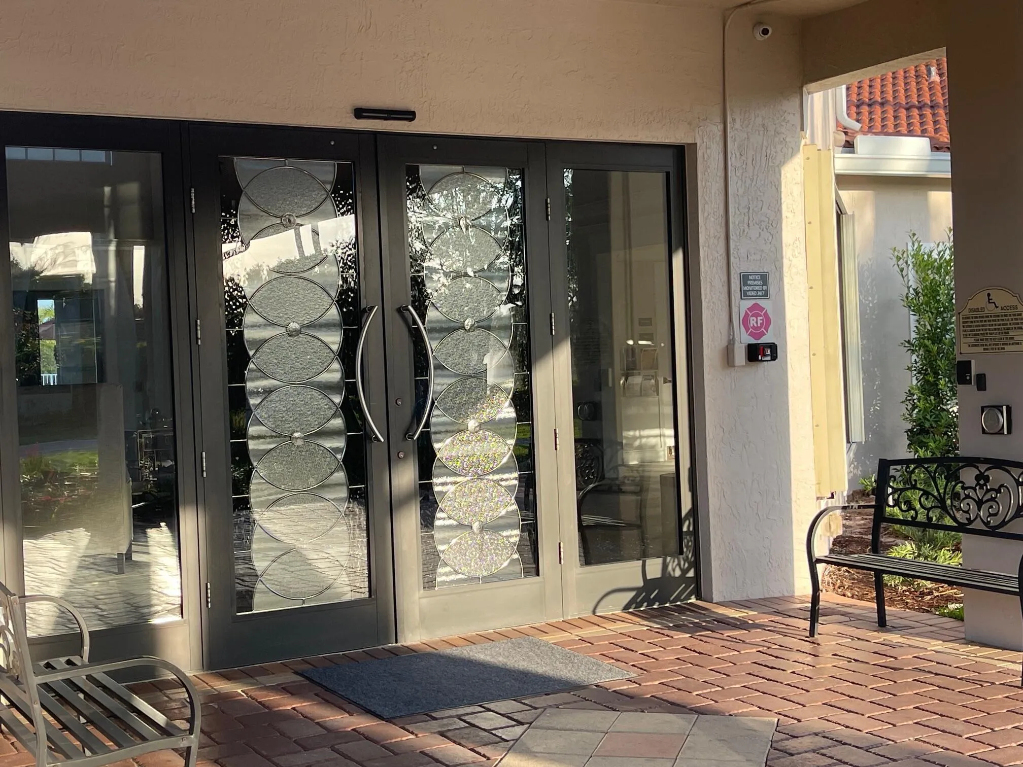 Clubhouse Front Doors