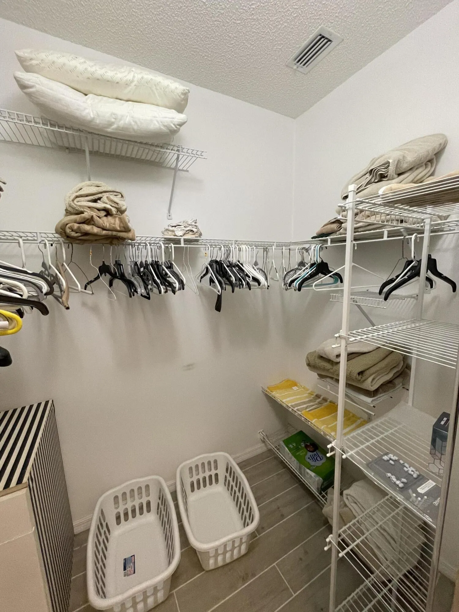 Primary closet