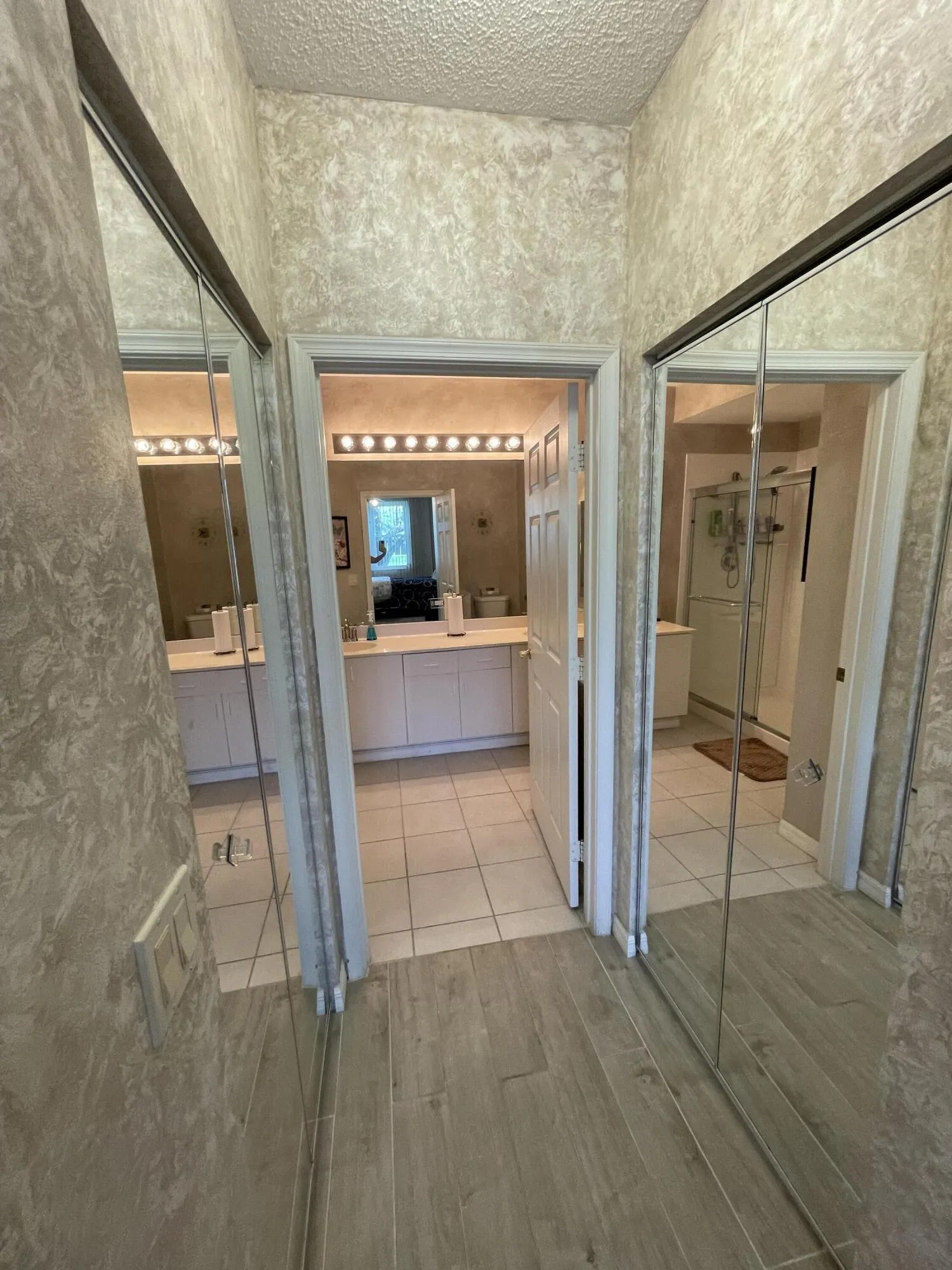 Primary bedroom closets