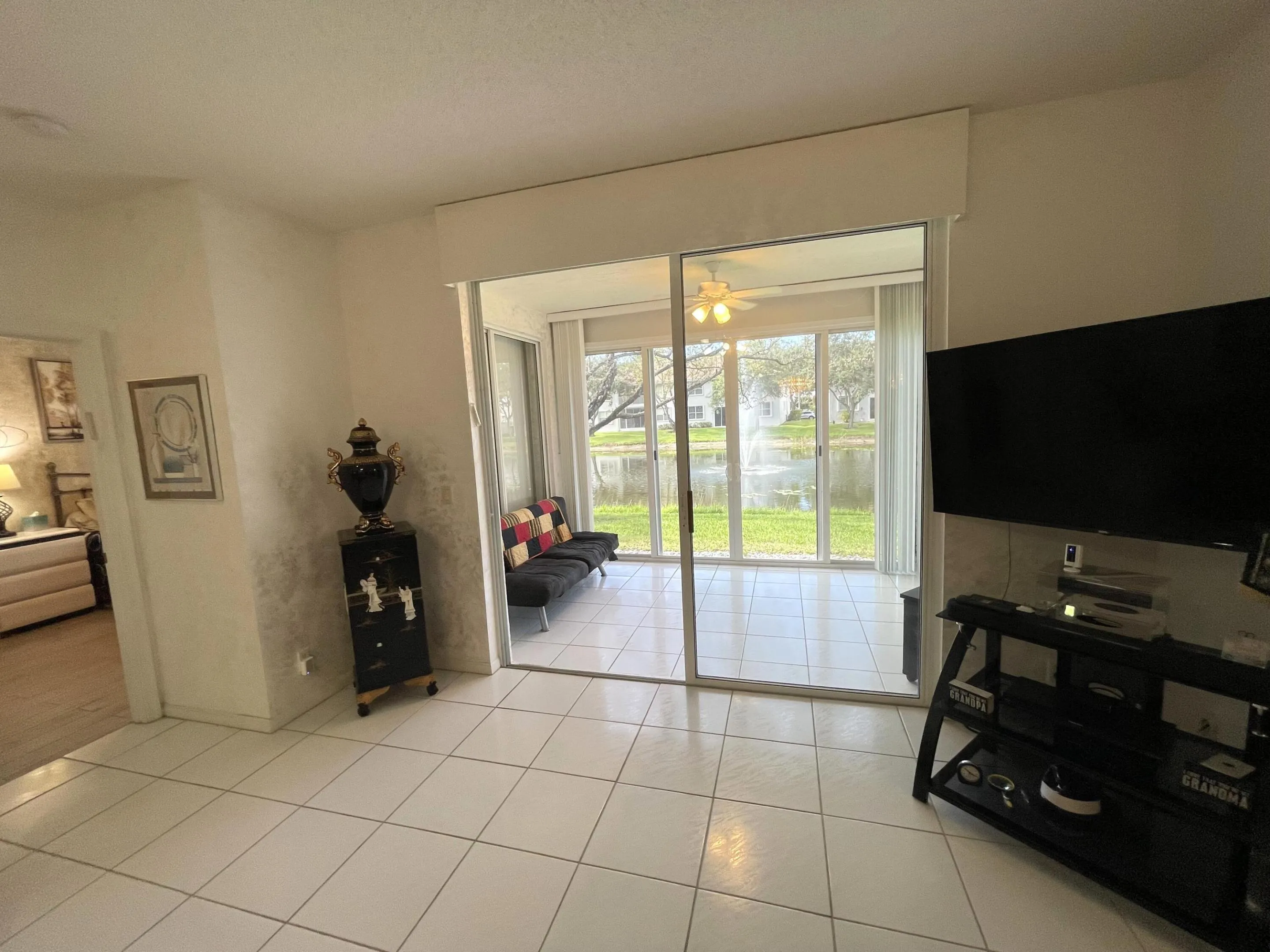 Living room to patio