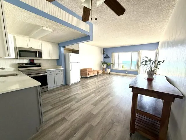 open kitchen, and dining