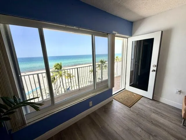 hurricane windows, and door, to enjoy the view