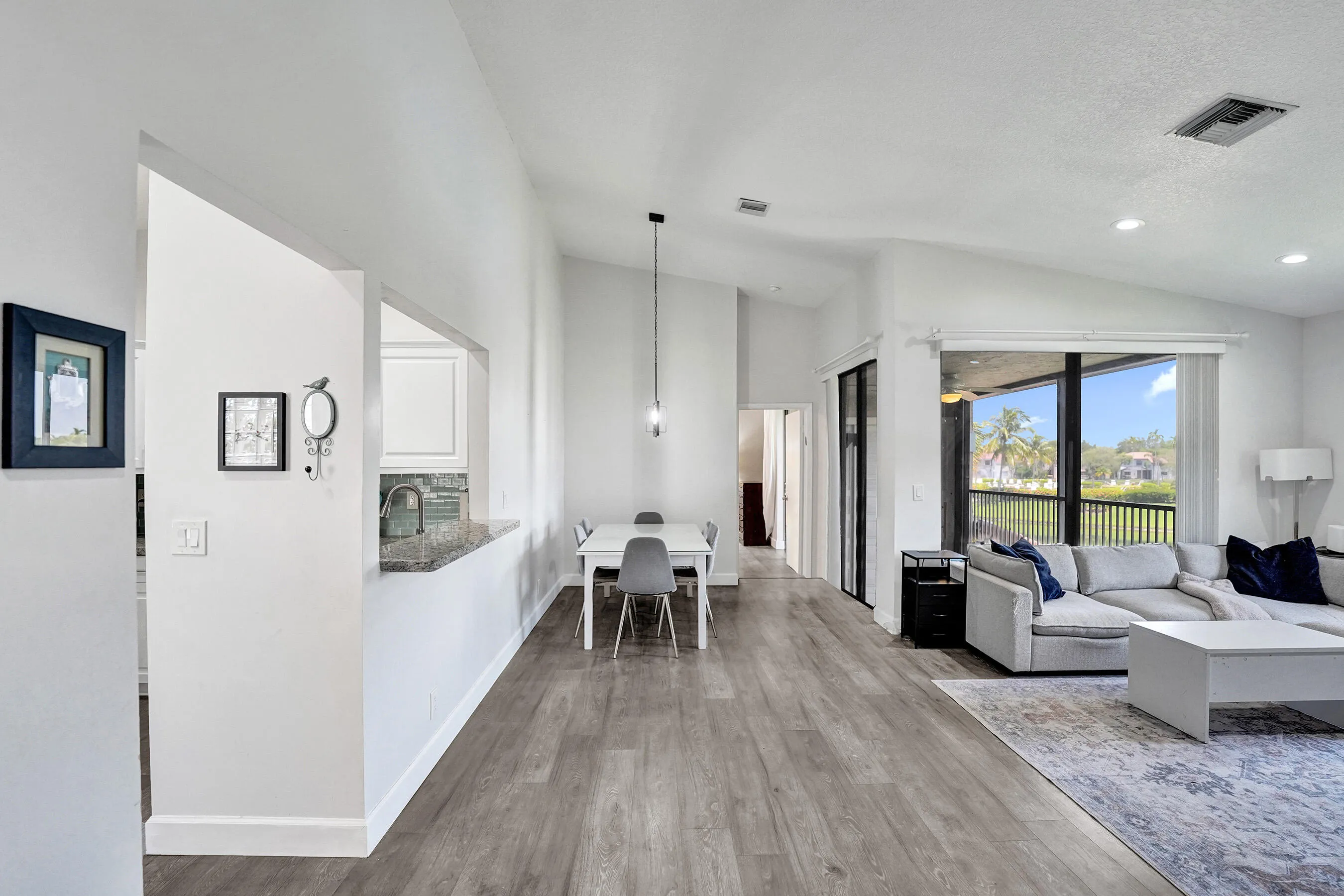 Open concept - Dining & Living Room