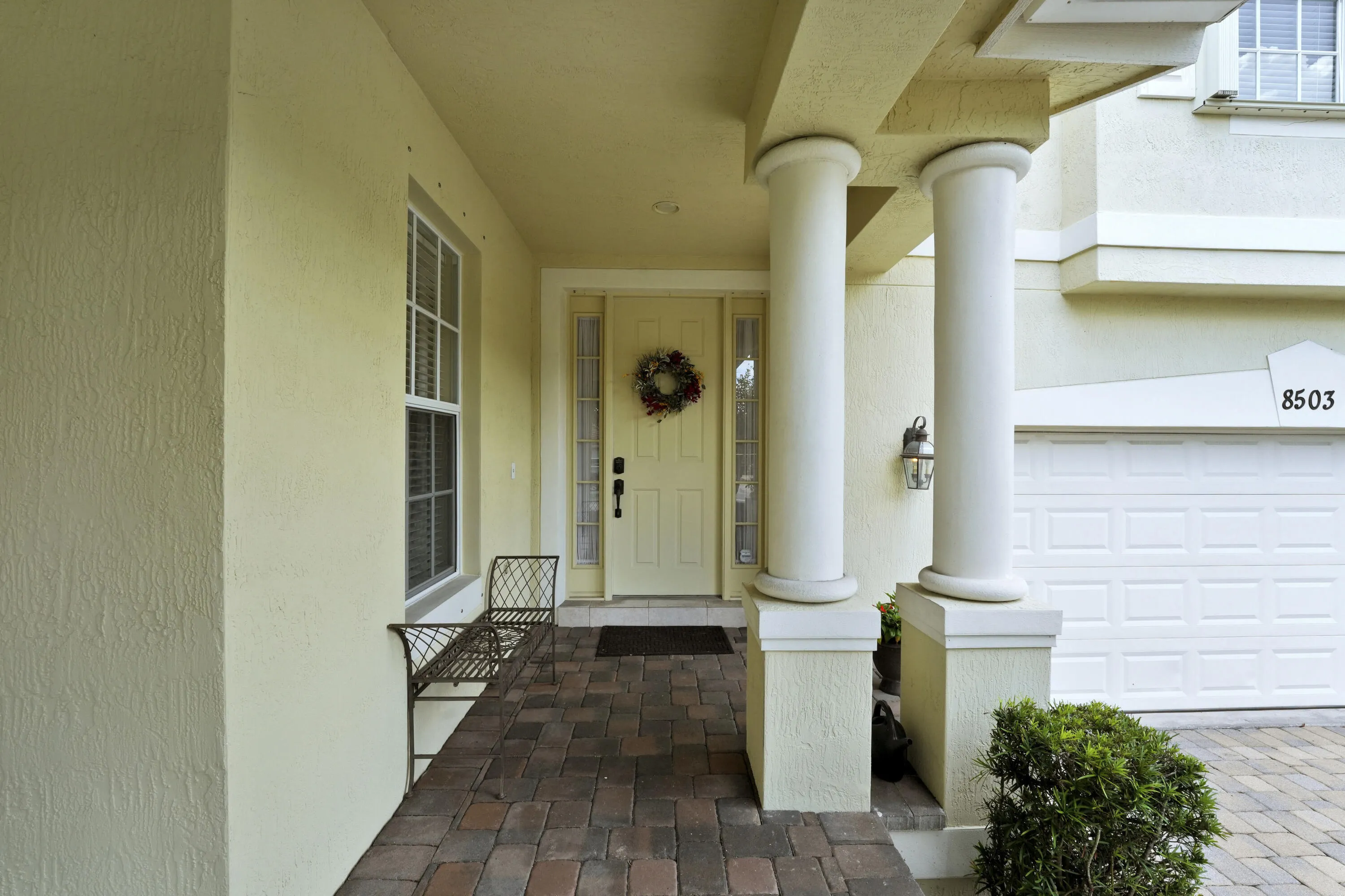 Covered Front Entrance