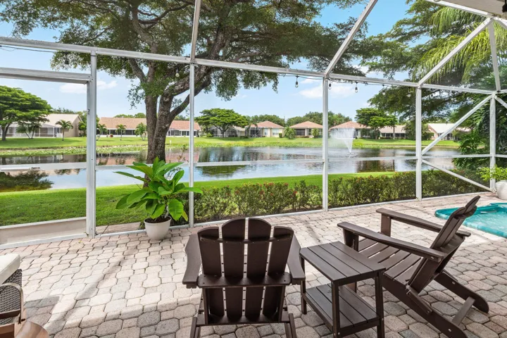 View from the patio