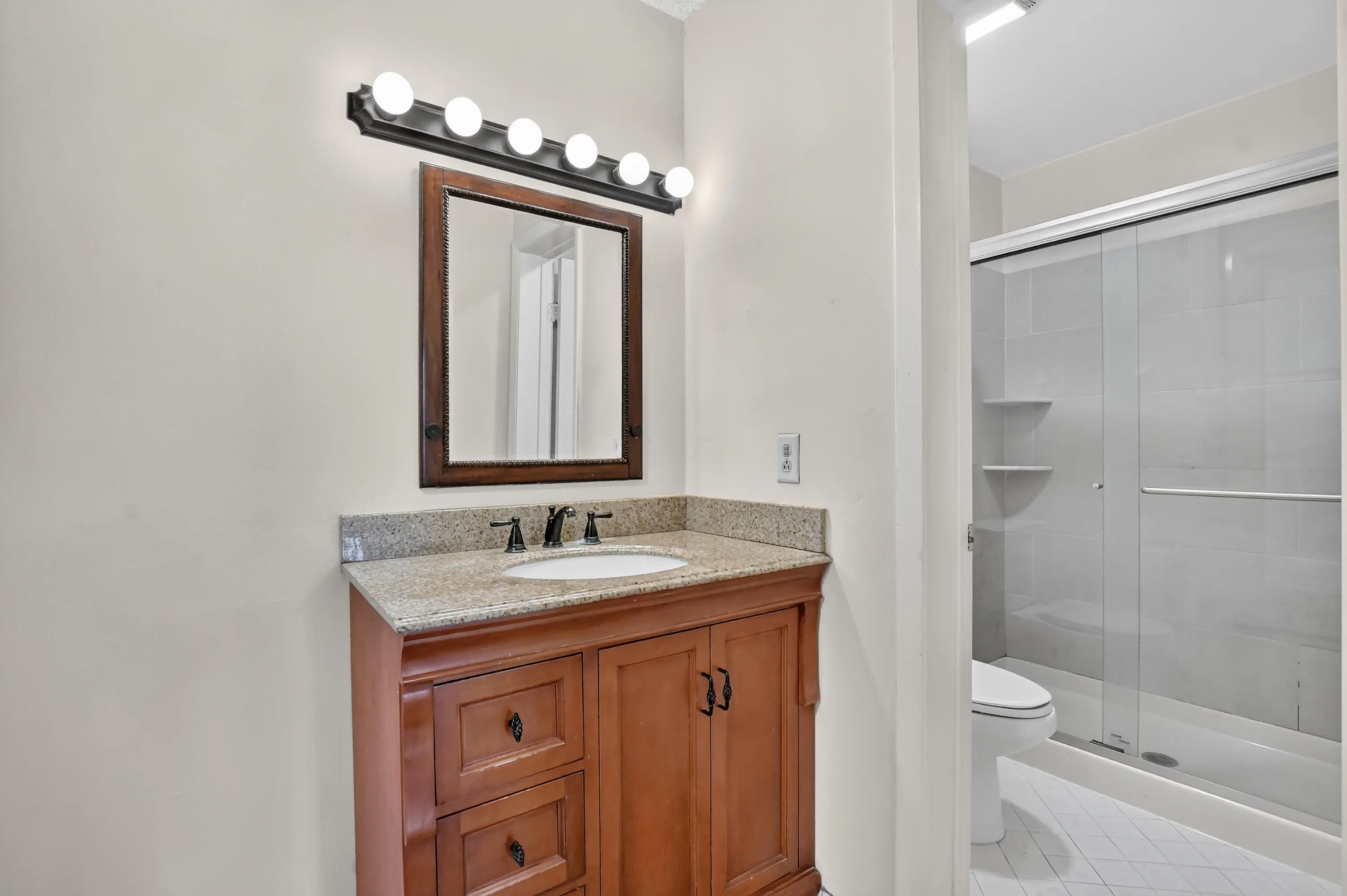 Main Bedroom Shower and Sink
