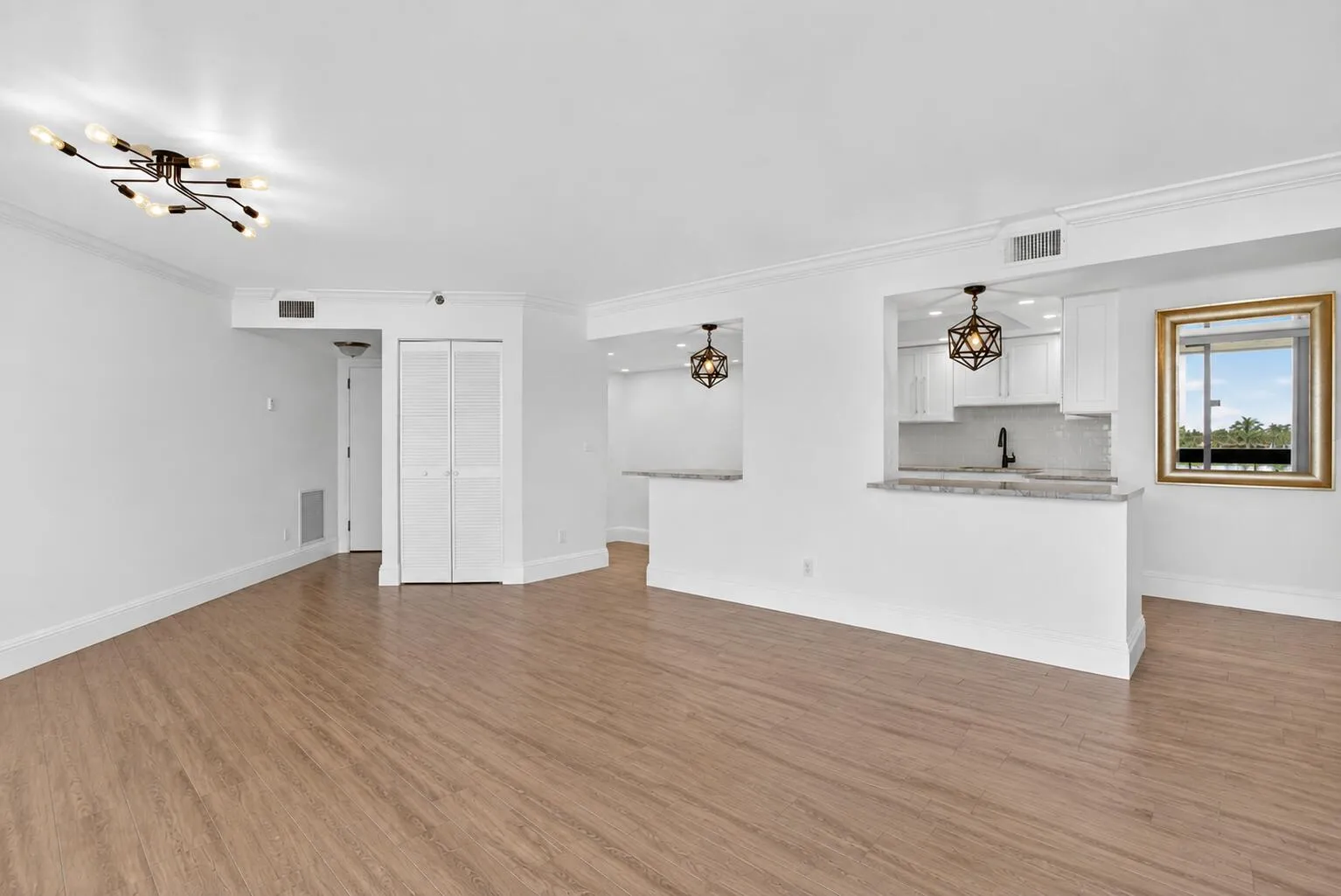 View into Open Kitchen