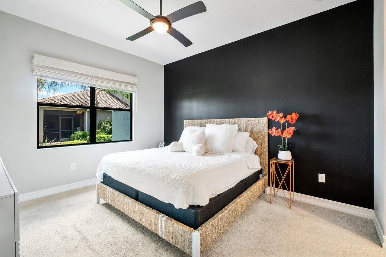 NEW wood floors in this bedroom, updated photos coming soon.