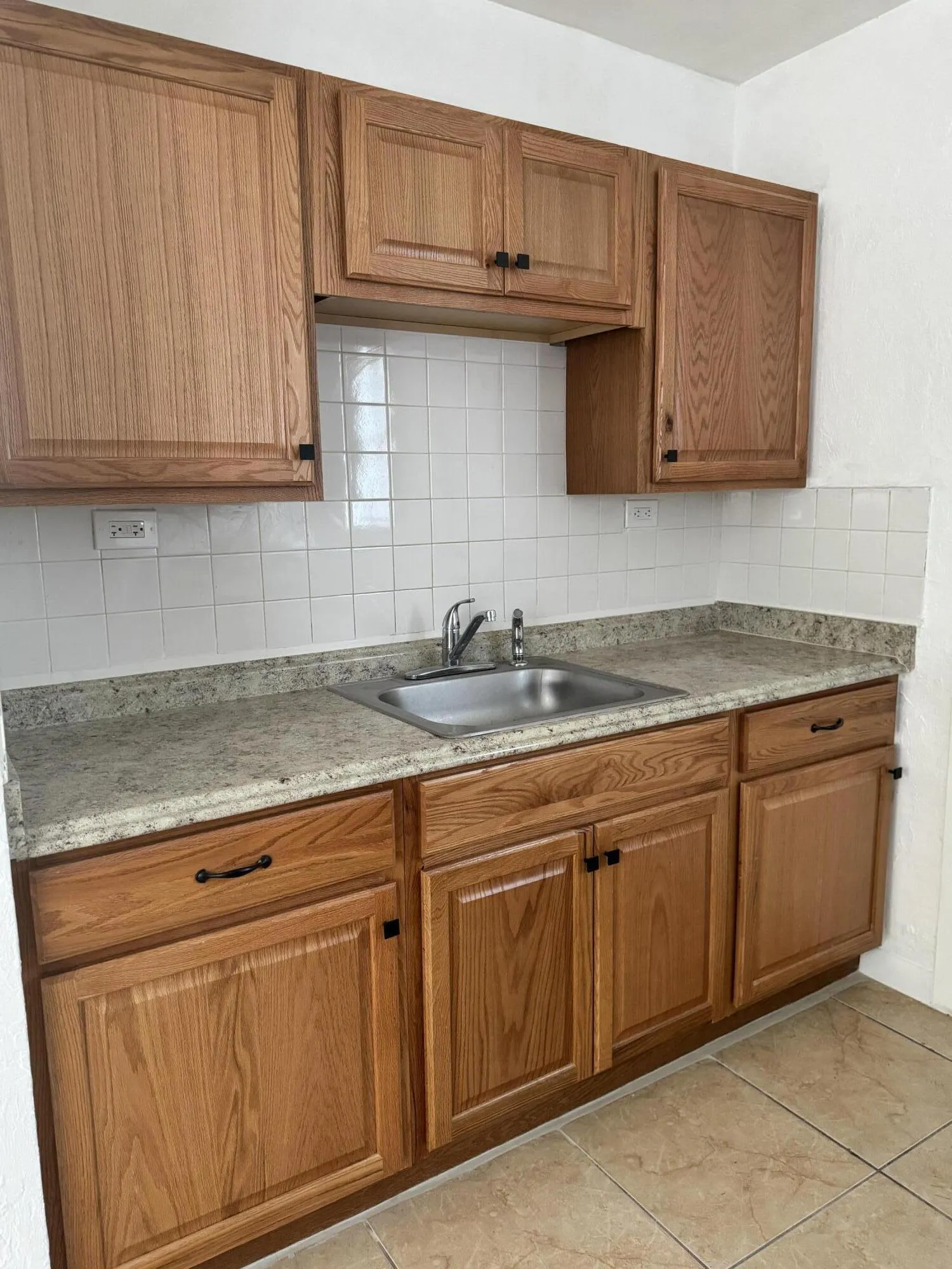 Kitchen features brand new cabinets with plenty of storage and workspace. Add your own colors and finishing touches to create a vibrant kitchen that fits your style.
