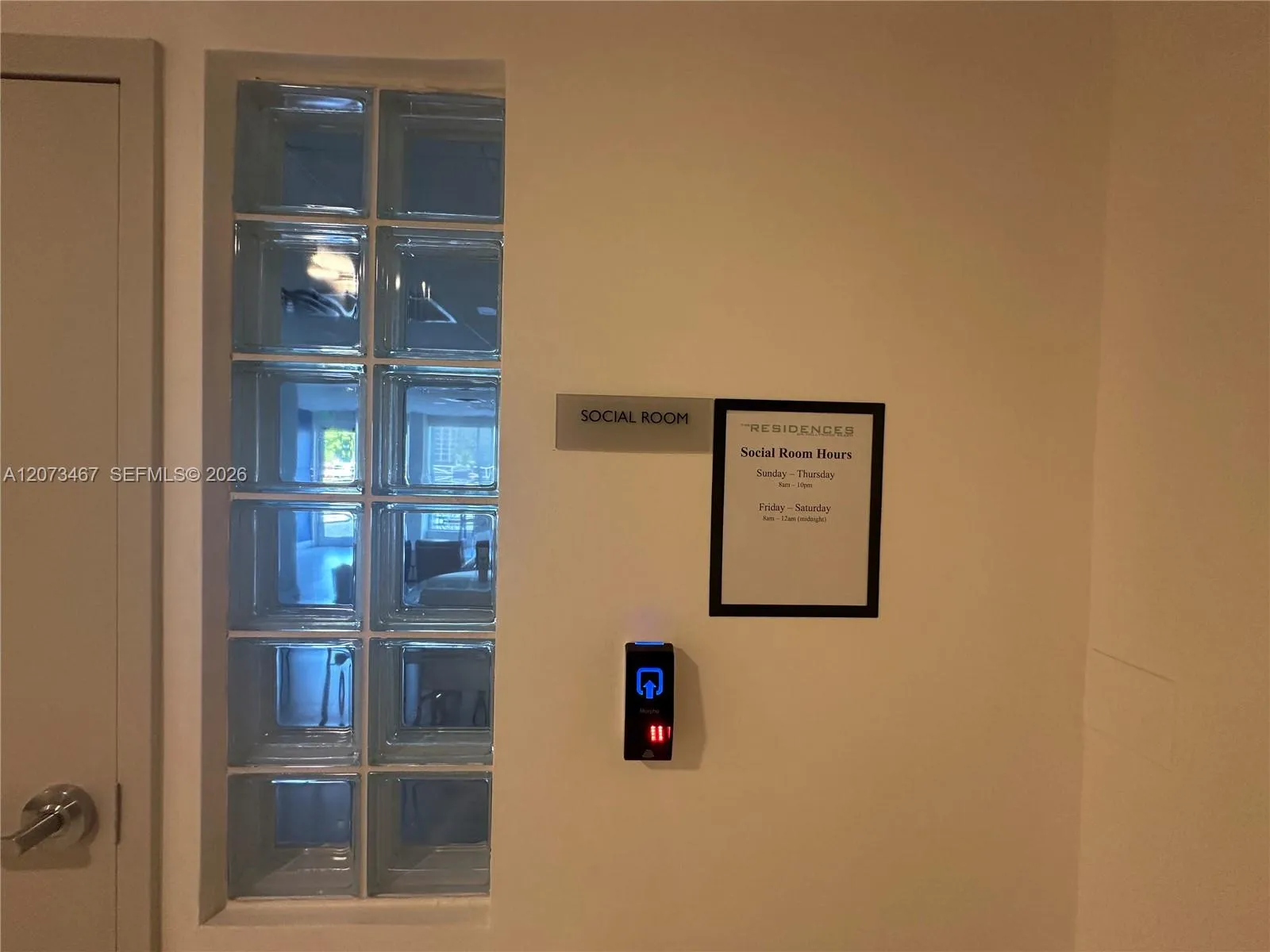 SOCIAL ROOM ENTRANCE