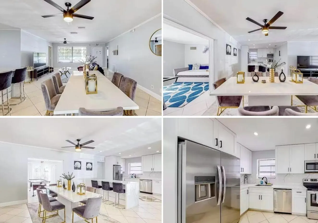 Staged interior