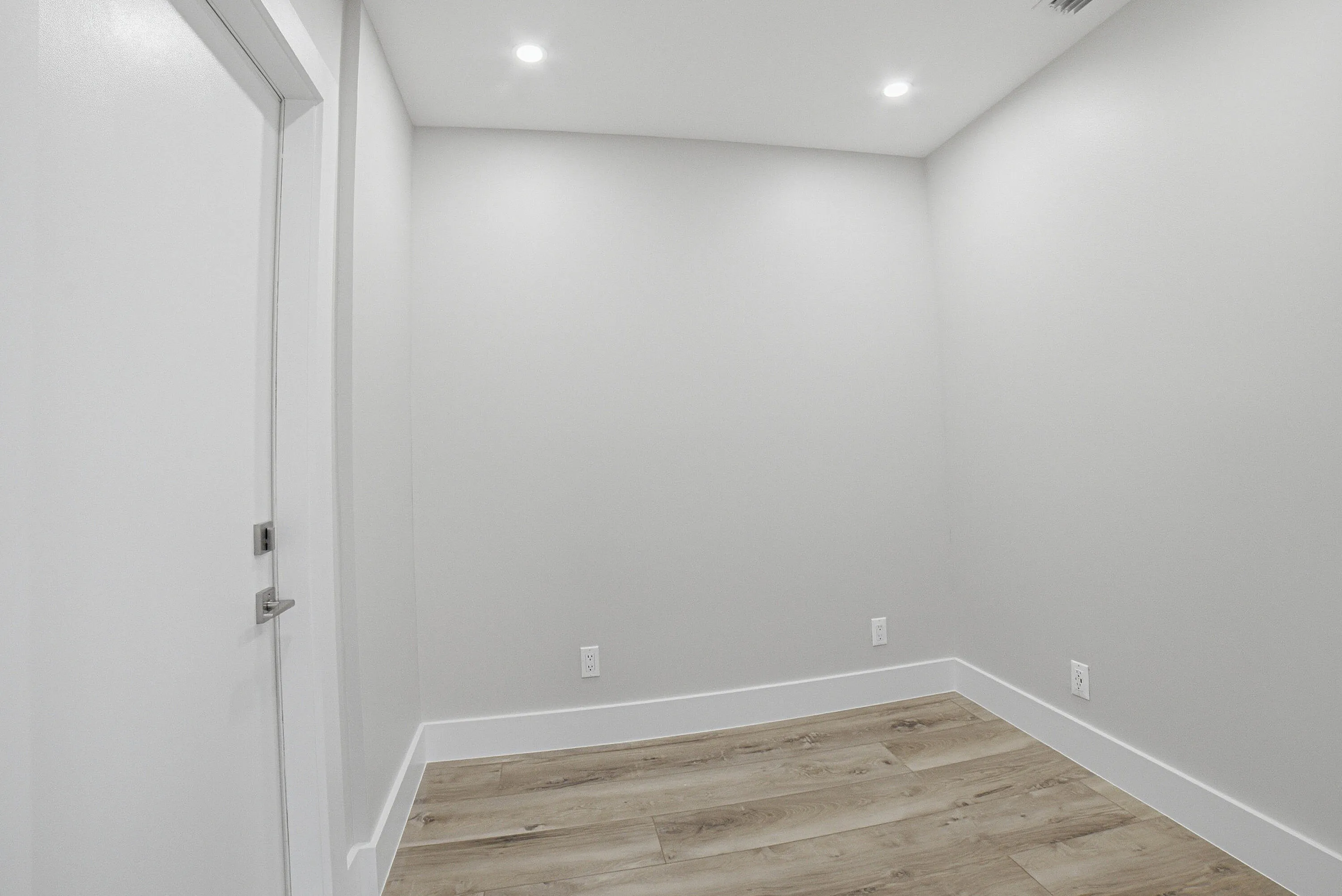 with shaker doors with frosted glass